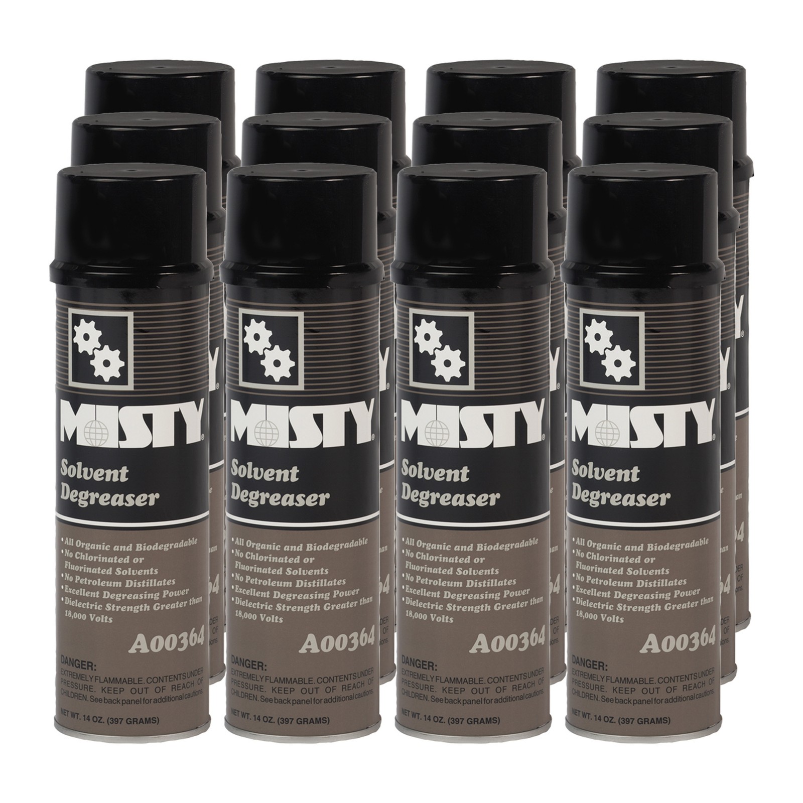 Misty Solvent Degreaser – 14 oz (Case of 12) – 1033954 – Concentrated Plant