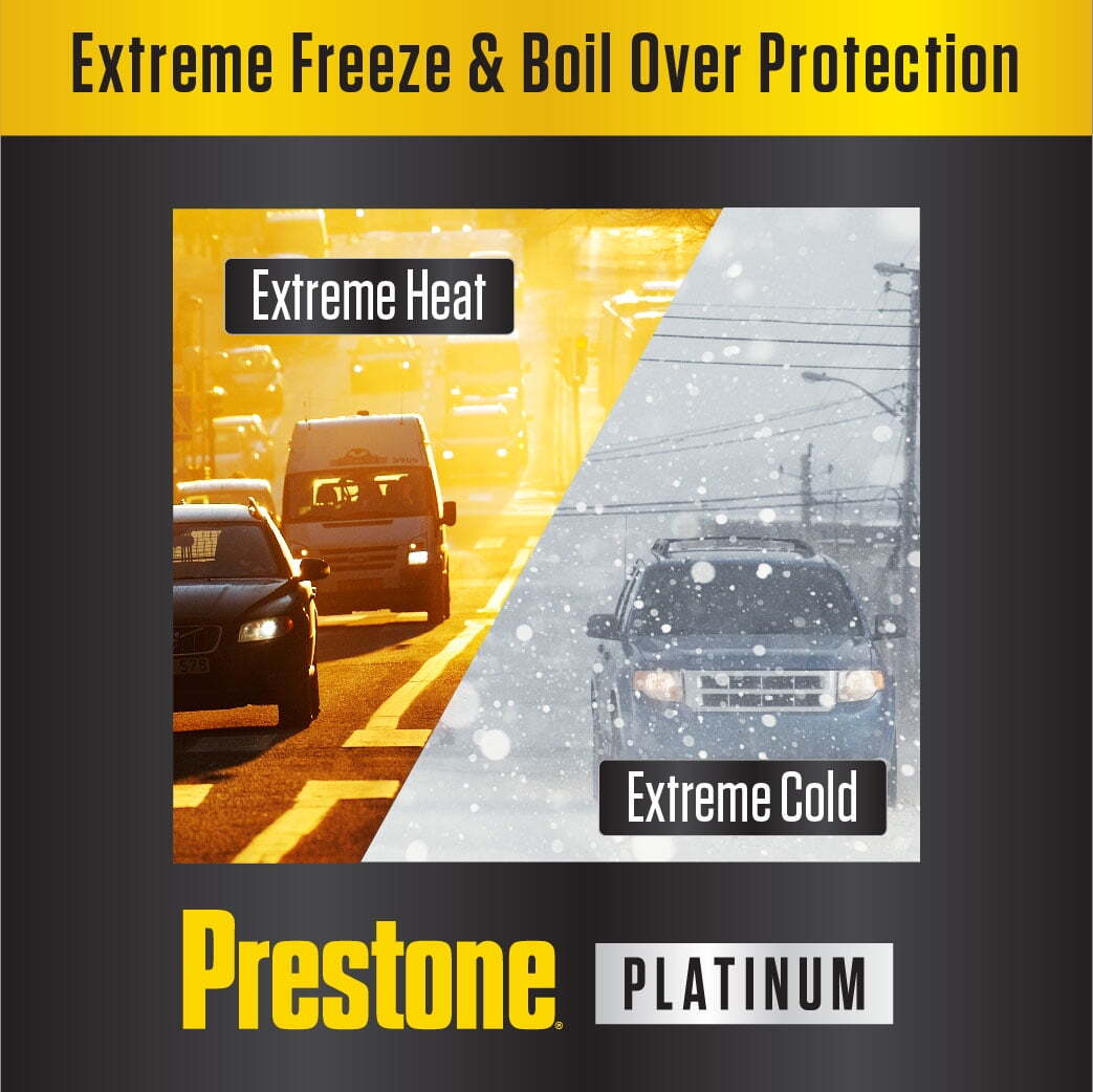 Prestone Platinum Antifreeze/Coolant-15yr/350k Mi All Vehicles Concentrate1gal