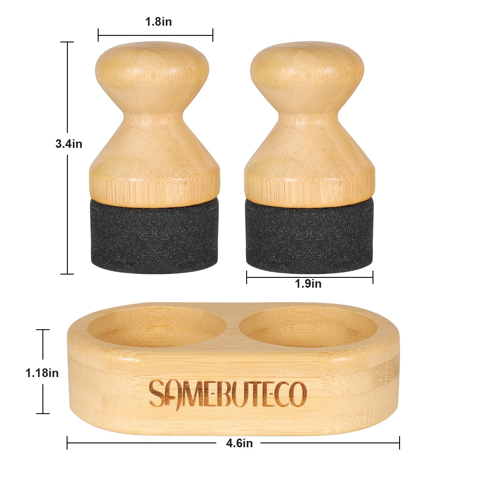 Cutting Board Oil Wax Applicator for Food Grade Mineral Oil Board Natural Bamboo