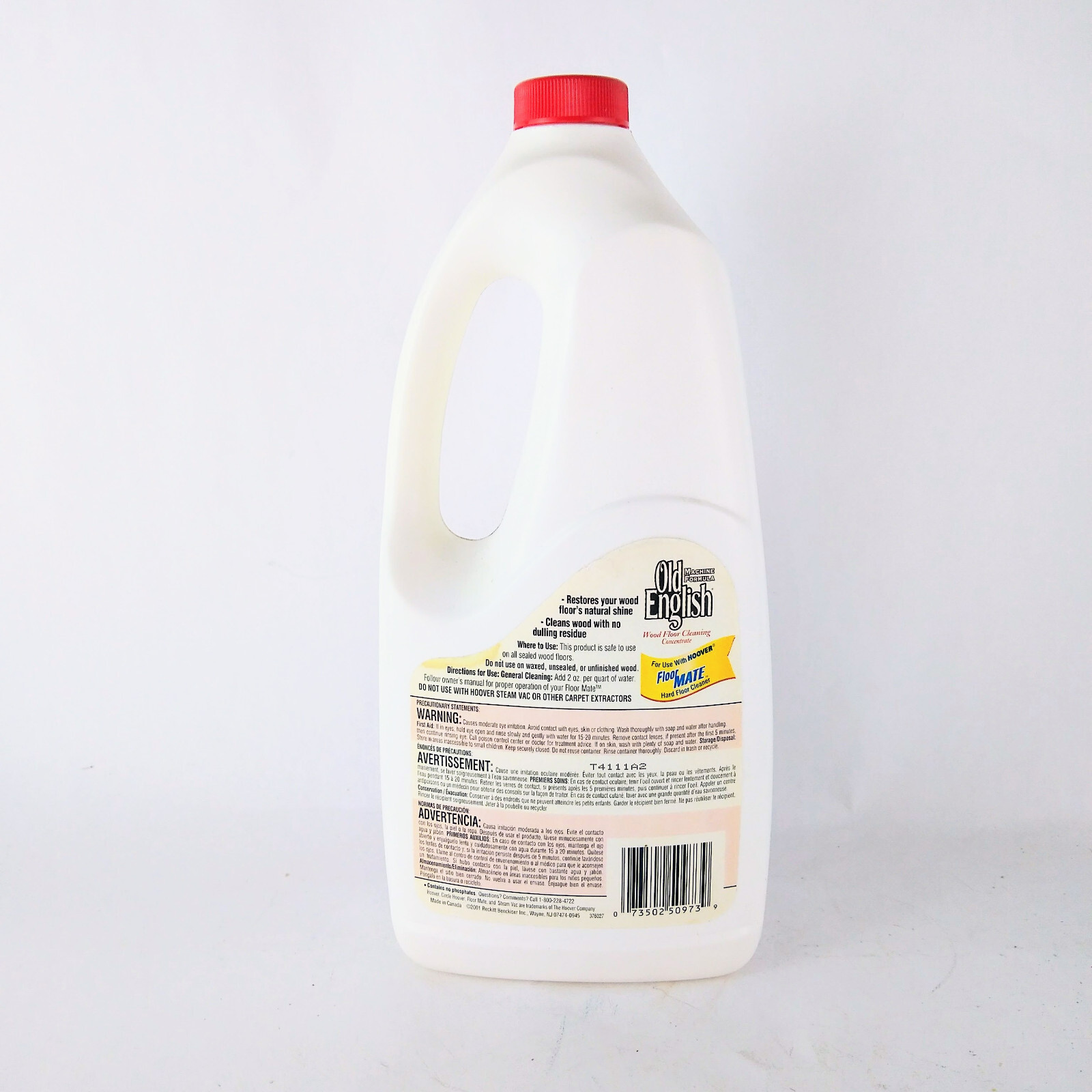 80% FULL Hoover Old English Floormate Machine Formula Wood Floor Cleaner 32oz