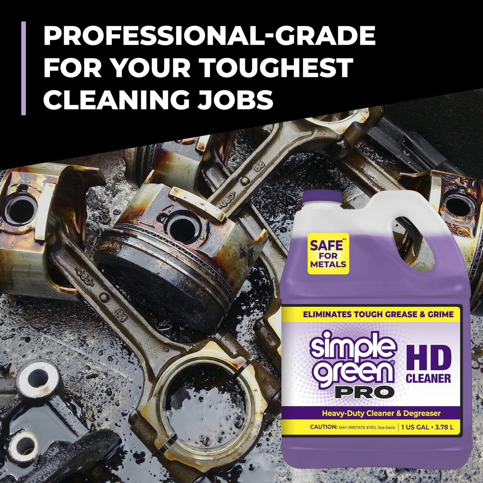 Simple Green Pro HD Heavy Duty Cleaner 128 Fl Oz (Pack of 1), Purple