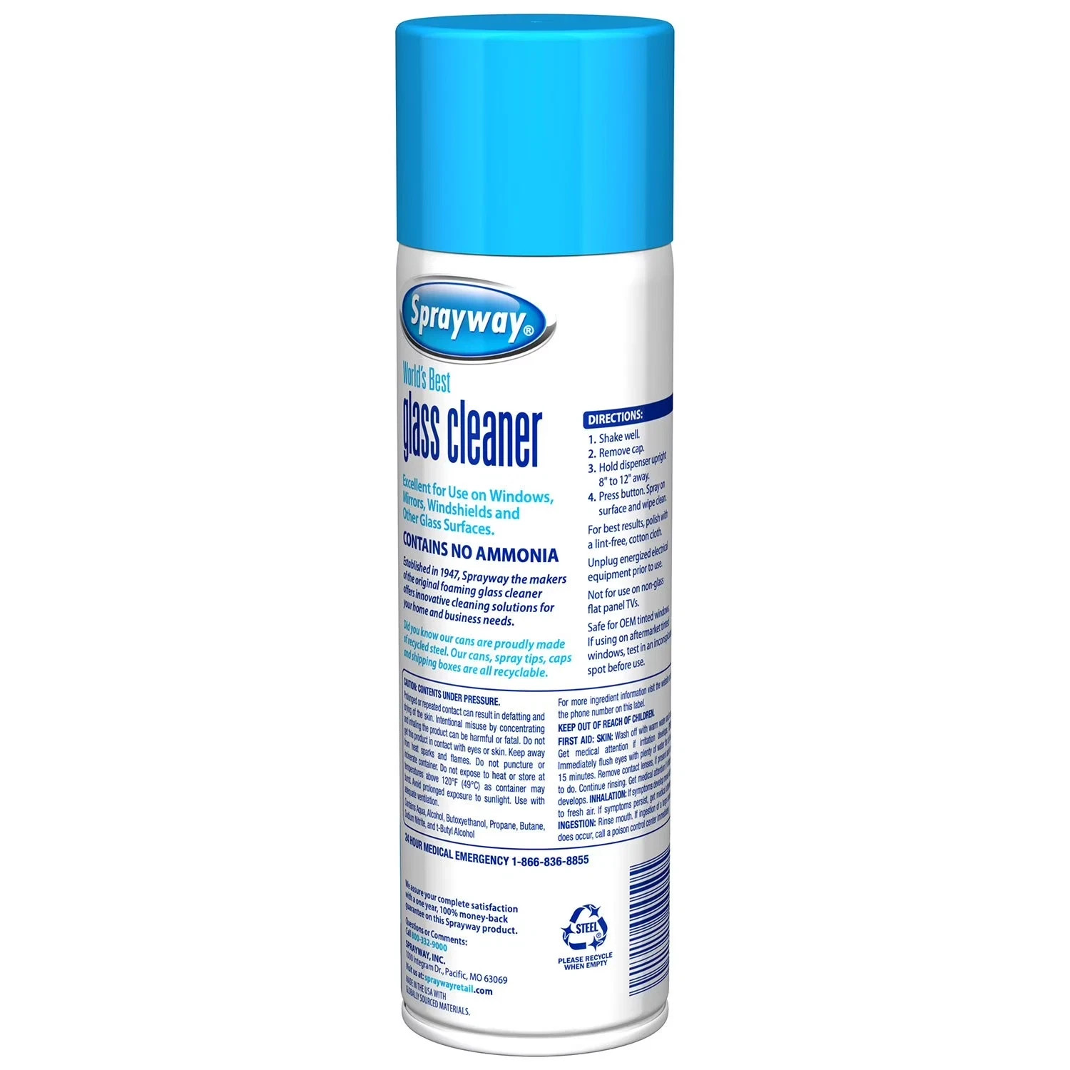 12 Pack Sprayway Glass Cleaner, 19oz FREE FAST SHIPPING