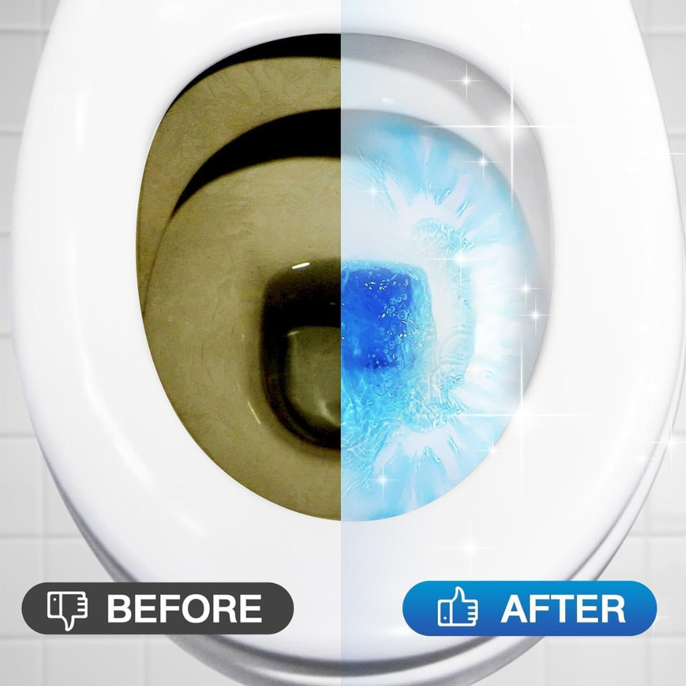 Automatic Toilet Bowl Cleaner Tablets 12 Pack Tank Cleaner Deodorizer Tabs
