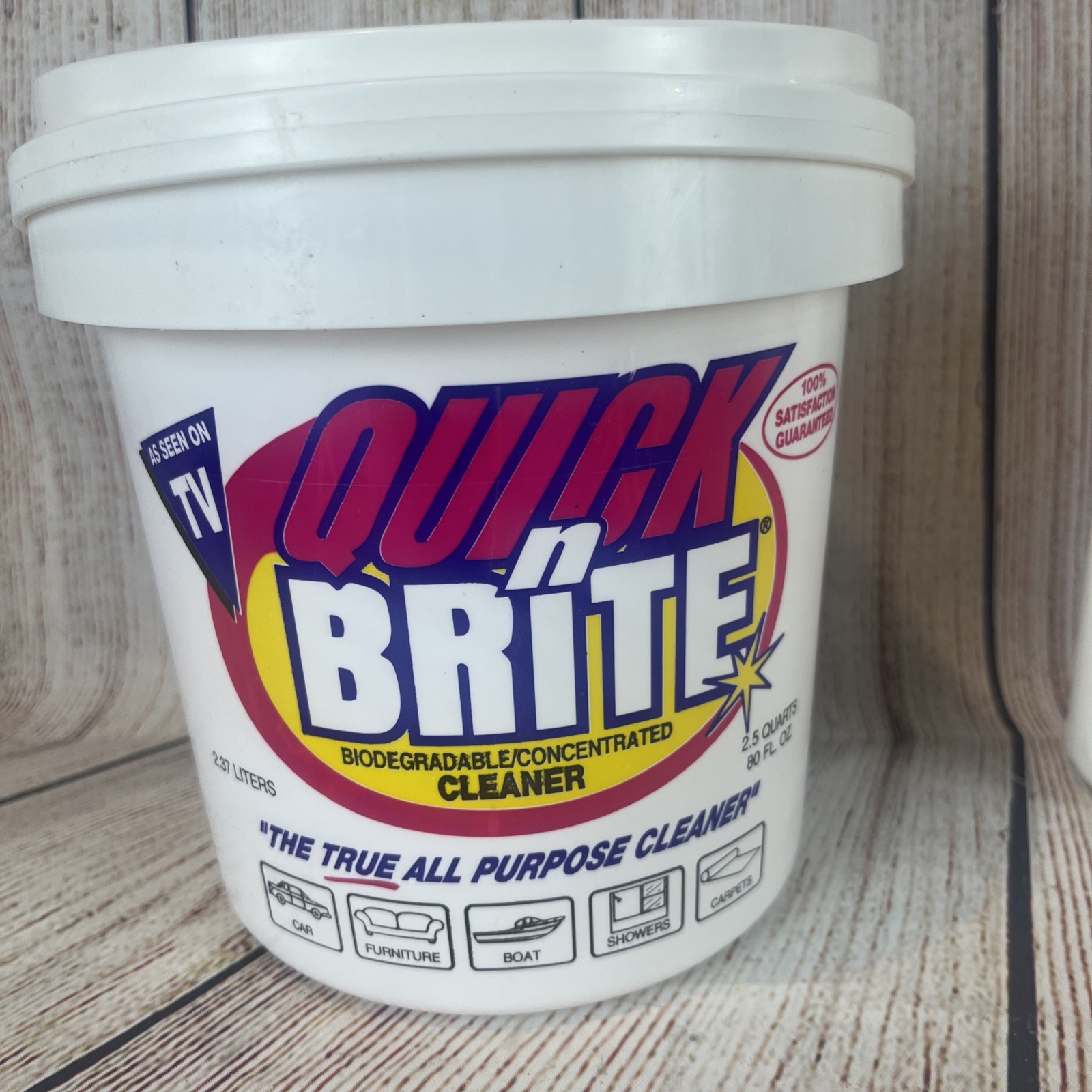 Quick N Brite All Purpose Cleaning Paste 80 Oz, Liquid Cleaner 64 Oz Lot Kit