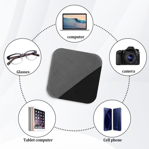 Car Screen Cleaner Cloth, Rapid Dust Removal Microfiber Cl Color: Square Shape