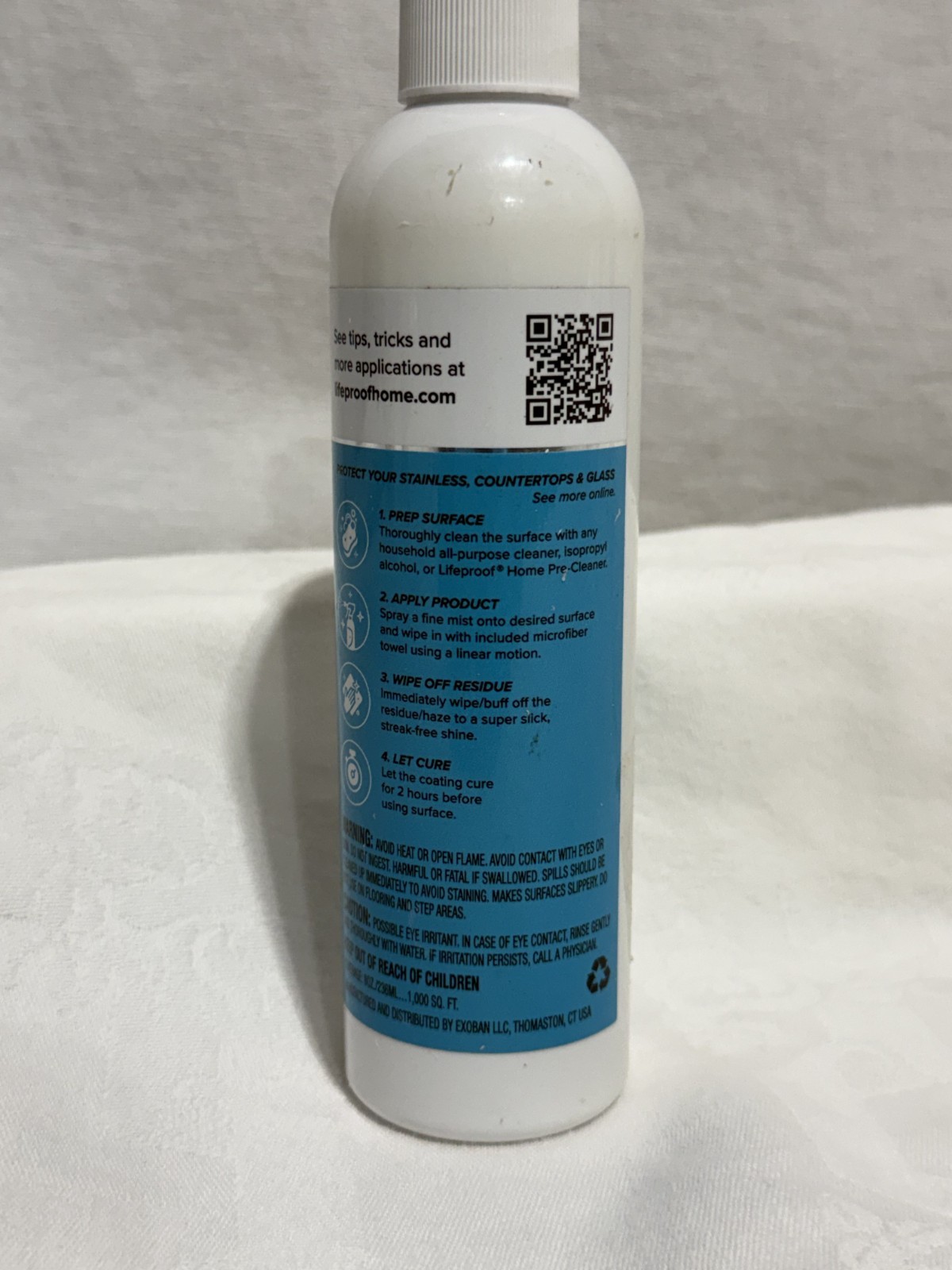 Lifeproof Home Multi-Surface Ceramic Nanotechnology Coating Spray 8 fl oz NWOB