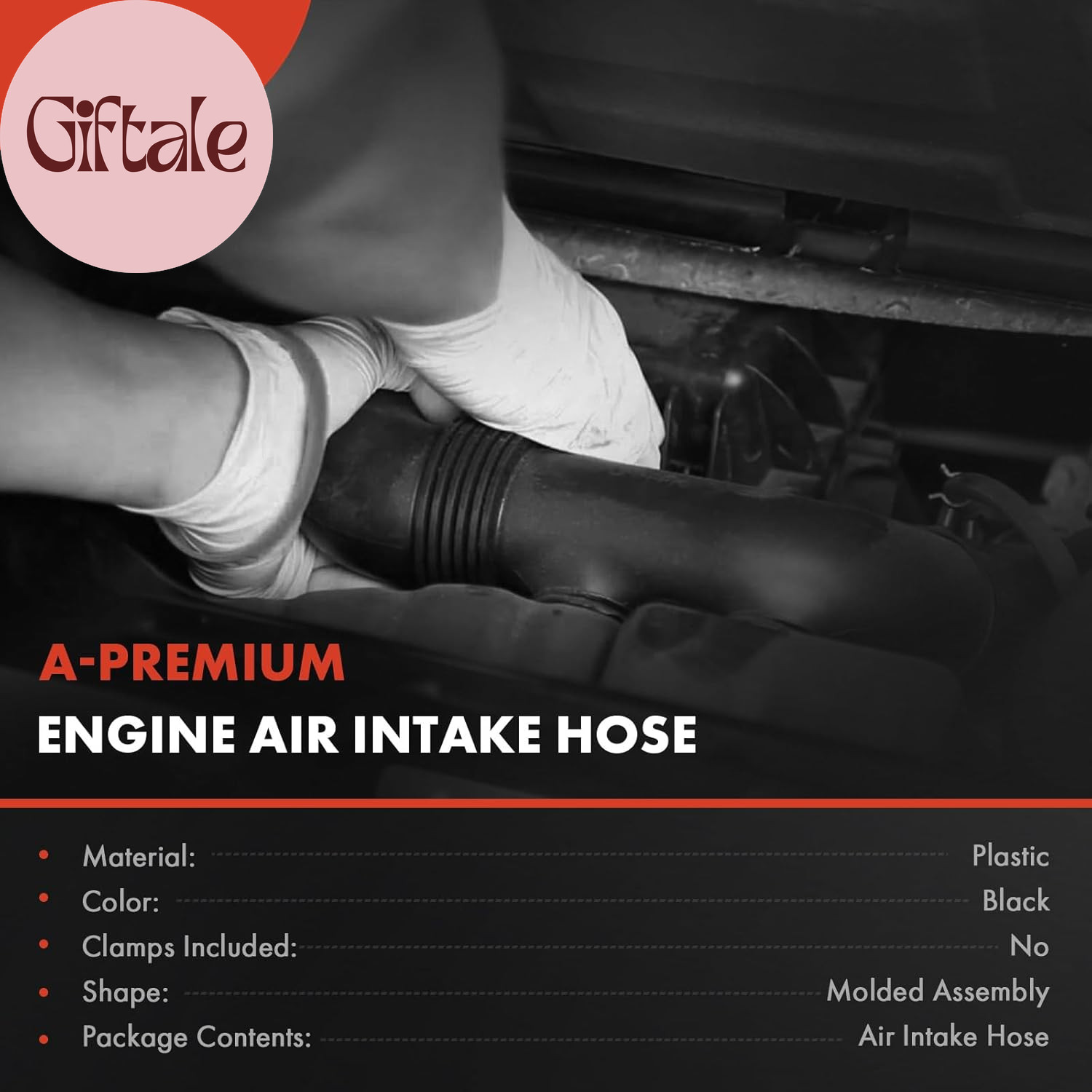 Left and Right Engine Air Clean Intake Tube Hose Compatible with BMW X5 2012-201