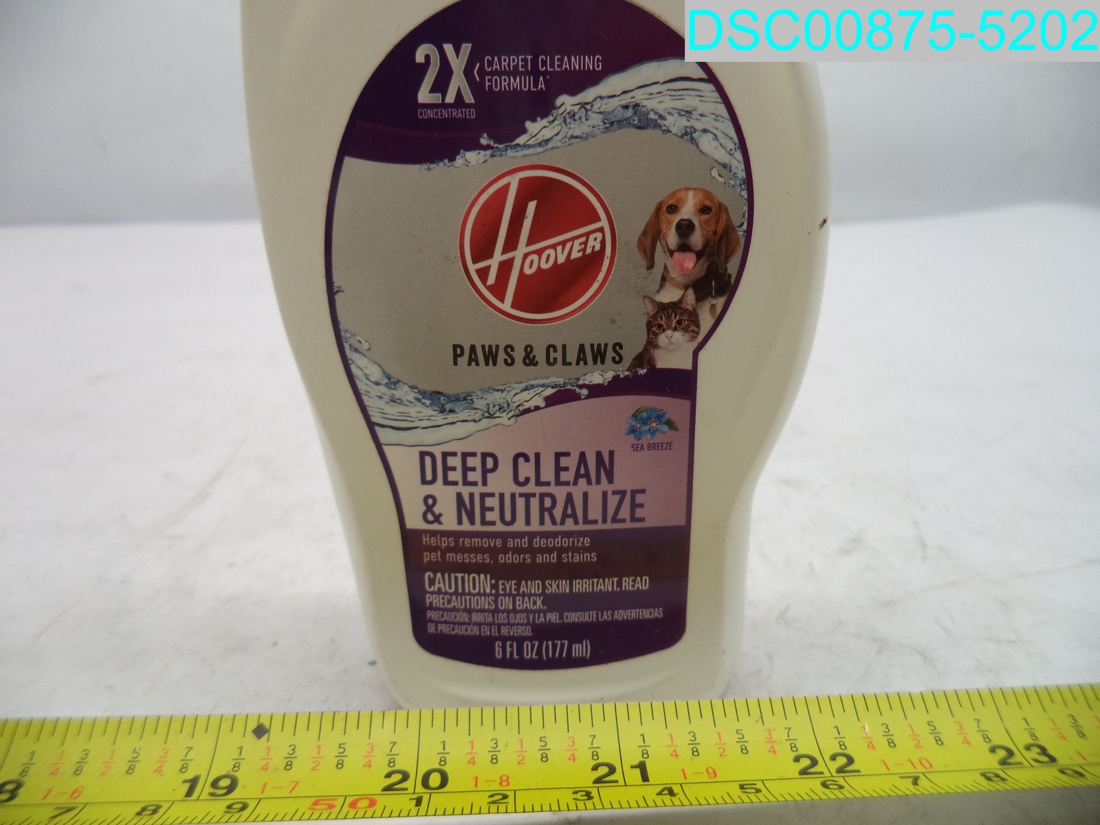 QTY=6 OZ: Hoover Paws and & Claws Spot Cleaner Carpet Cleaning Formula 310300AK