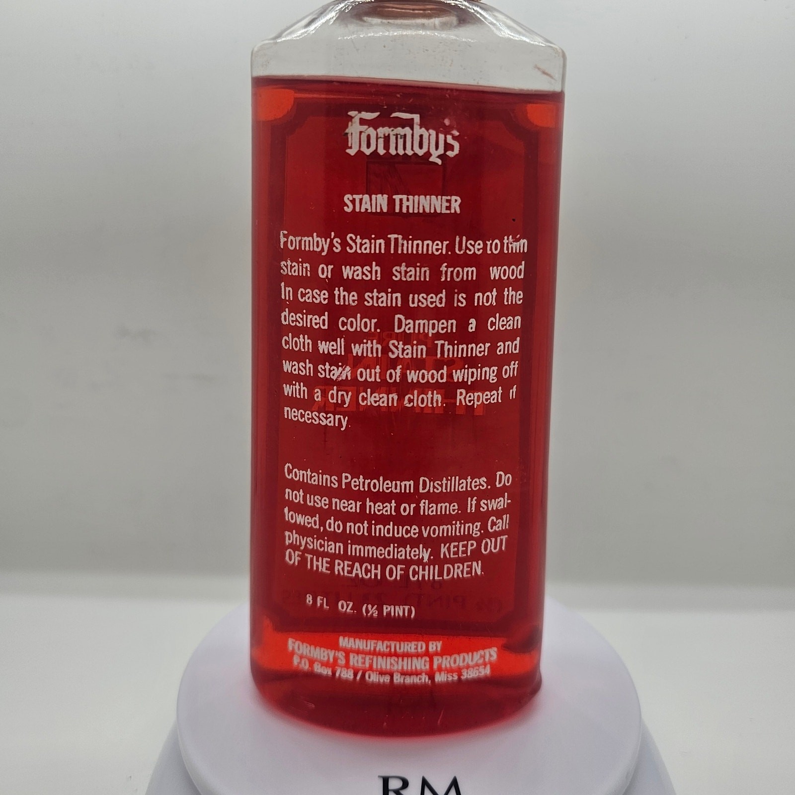 Formby’s Vintage Pure Stain Thinner