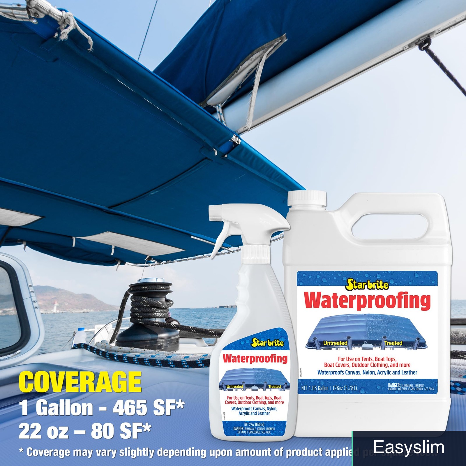 Waterproofing Spray 128 Ounce Gallon UV Protection Stain Repellent