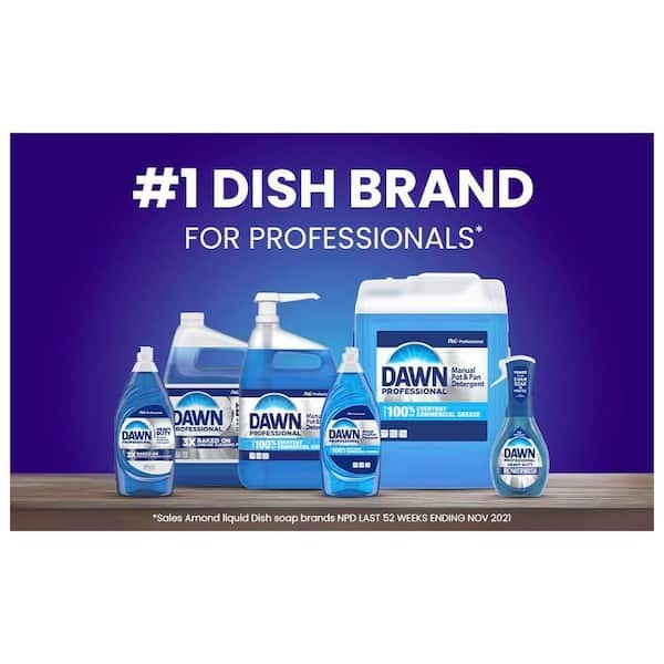 (Pack of 2) Dawn Dishwashing Liquid Original Gallon Blue