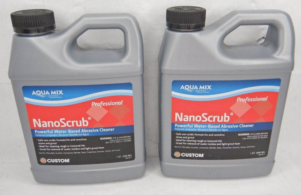 (2) Aqua Mix Nanoscrub Powerful Abrasive Cleaner 1 Qt.