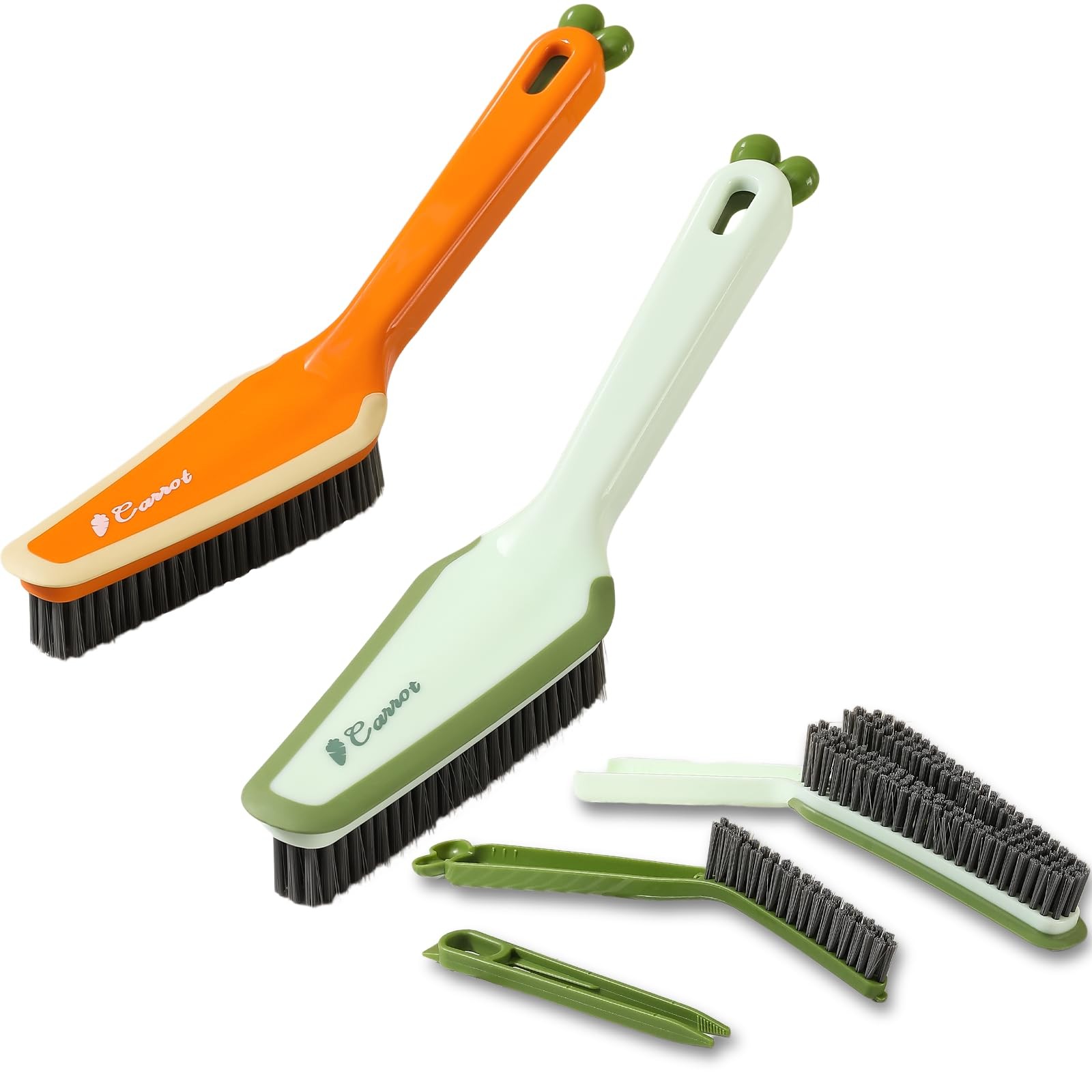 3-in-1 Detachable Crevice Cleaning Brush for Sinks, Faucets & Tile Grout, Mul…