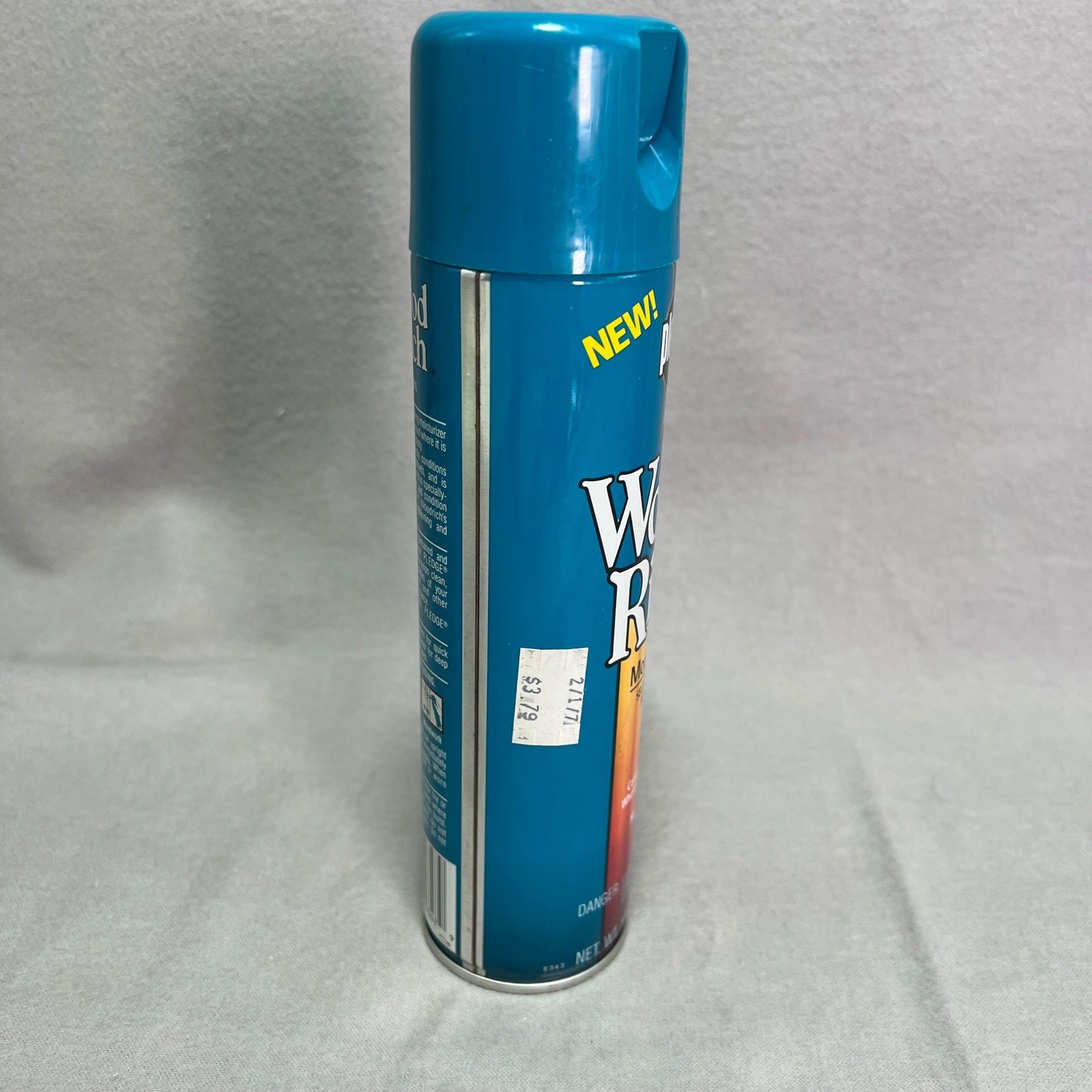 Pledge Wood Rich Moisturizer Aerosol Spray 1991 Vintage NOS Rare HTF 12.5oz
