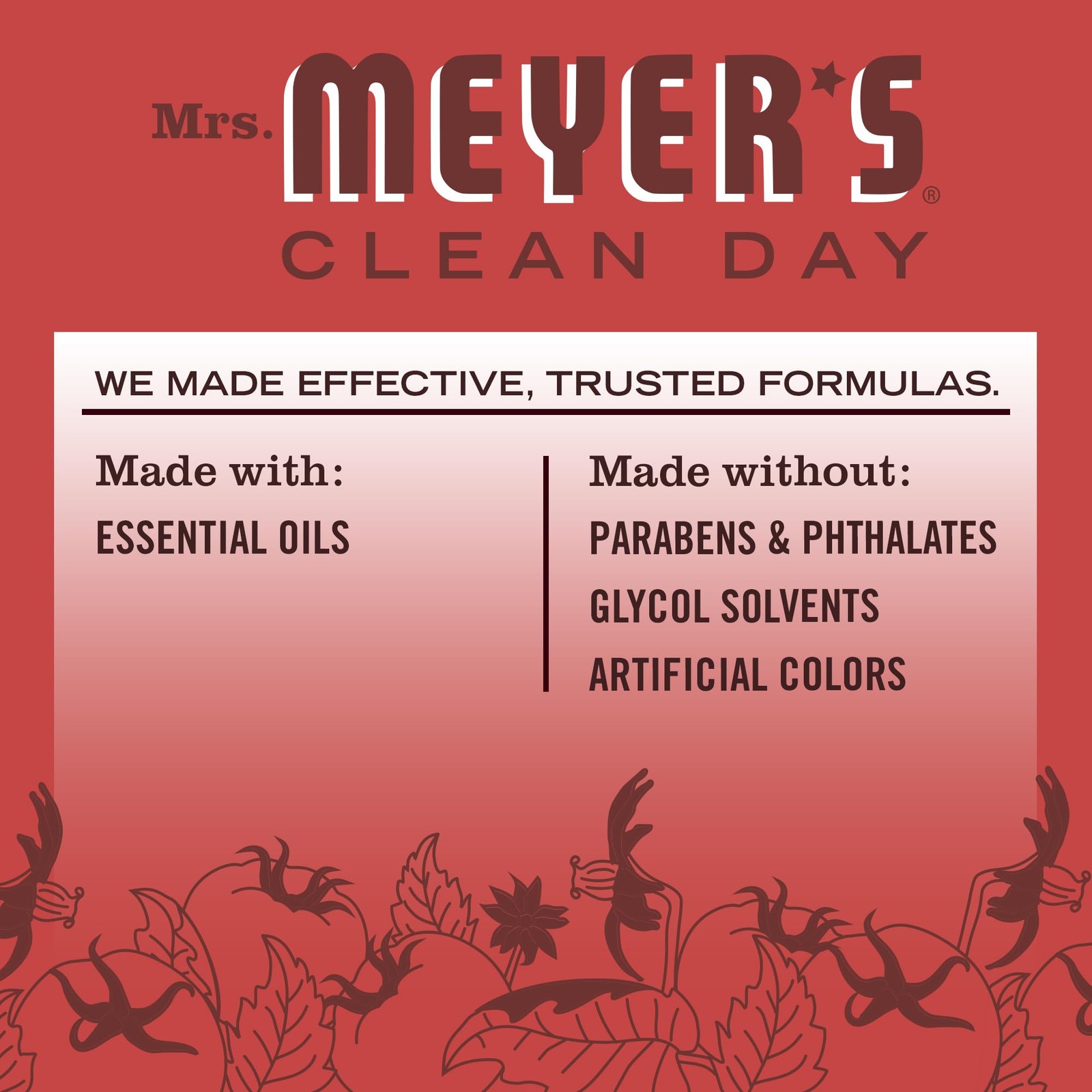 Mrs. MEYER’S CLEAN DAY Multi-Surface Everyday Cleaner Tomato Vine 16oz