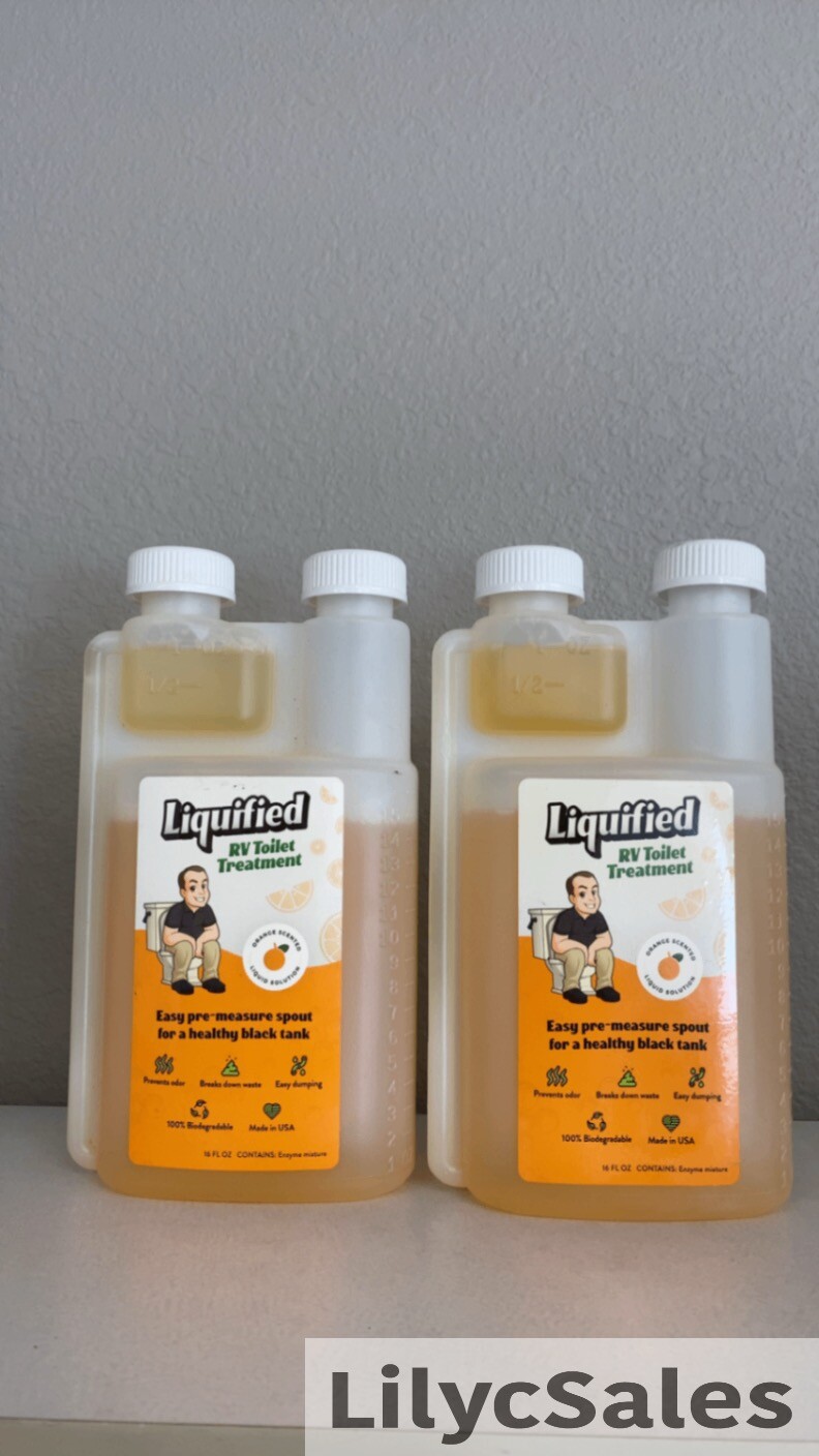 Matts RV Reviews Liquified RV Toilet Treatment Orange Scente