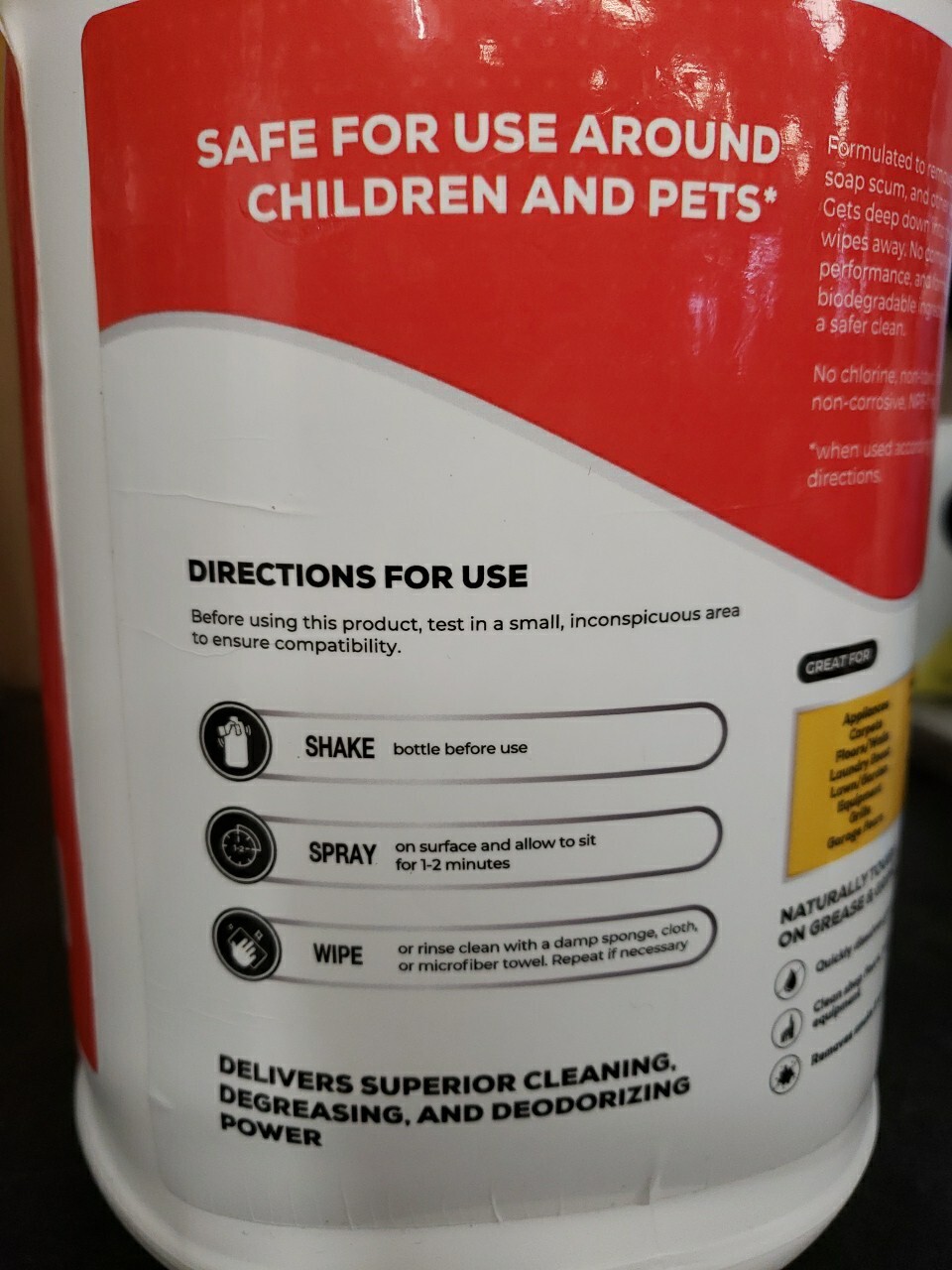RMR Degreaser and Cleaner – Ready to Use Indoor/Outdoor Formula- 1 Gallon