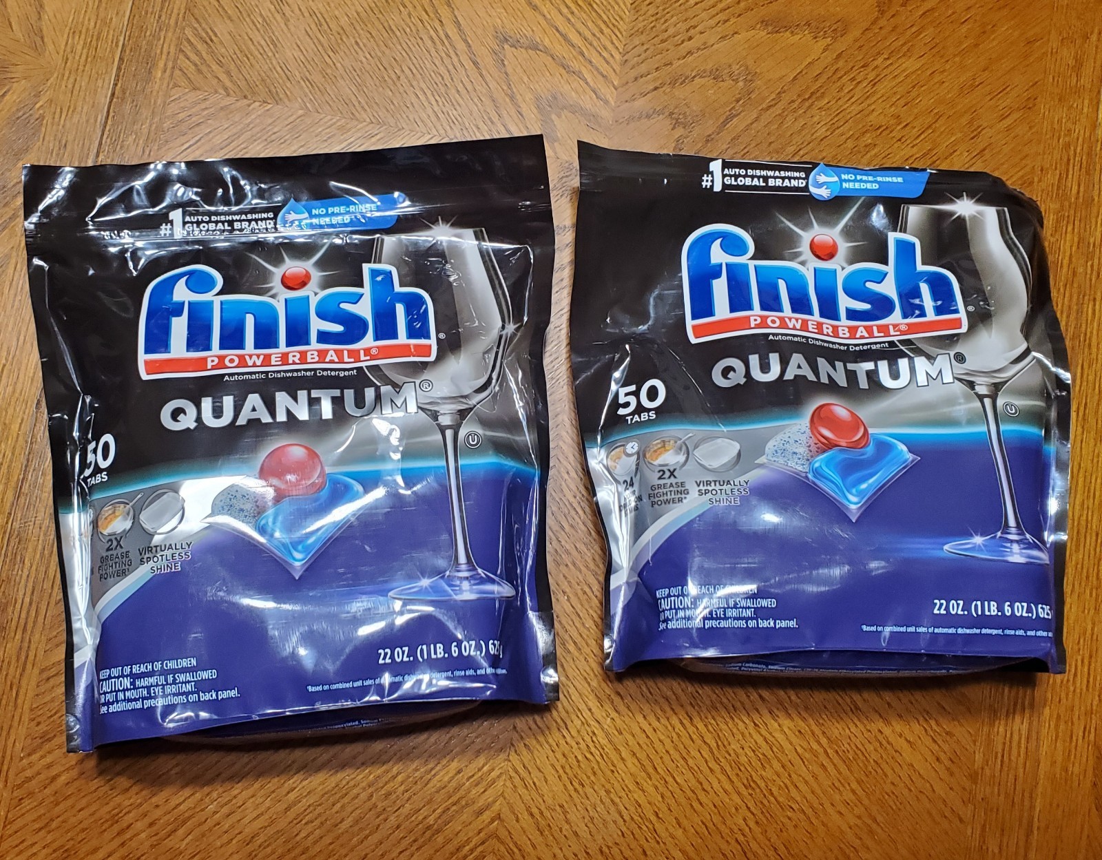 99 Tabs Finish Powerball Quantum Tabs – 1 bag 50 New, and 1 bag 49 opened