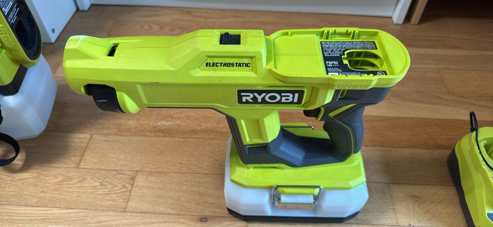 Ryobi One+ PSP02 18V Handheld Electrostatic Sprayer Cordless Tool Only