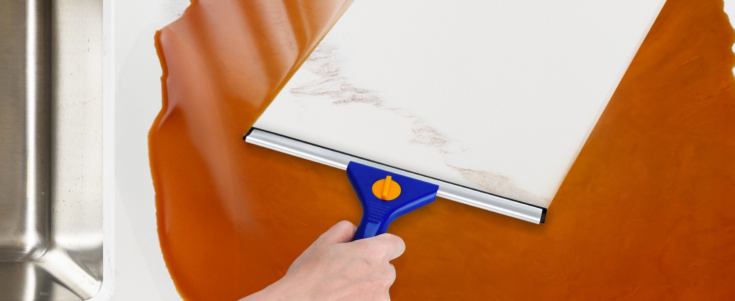 18-Inch Window Squeegee Professional with 12-INCH Chanel Squeegee for Shower