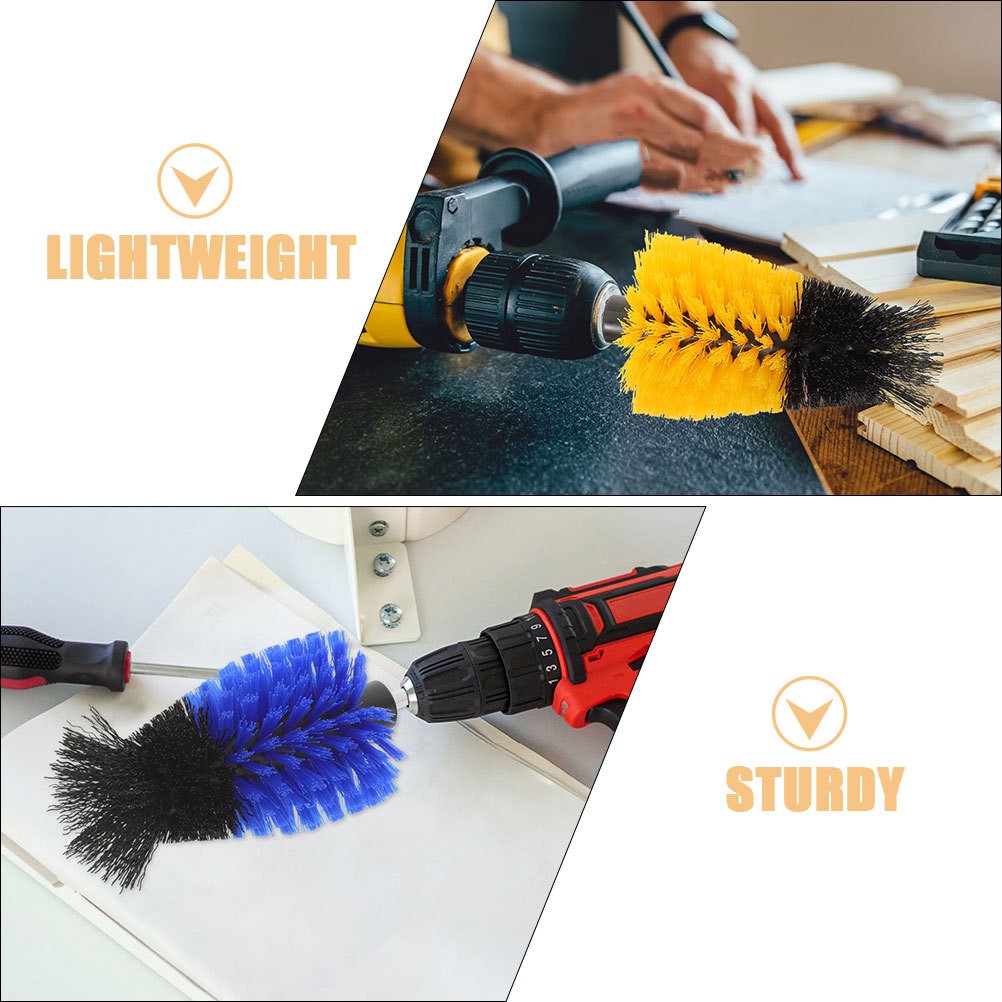 Drill Brush Heads for Electric Cleaning Tasks 2PCS Set