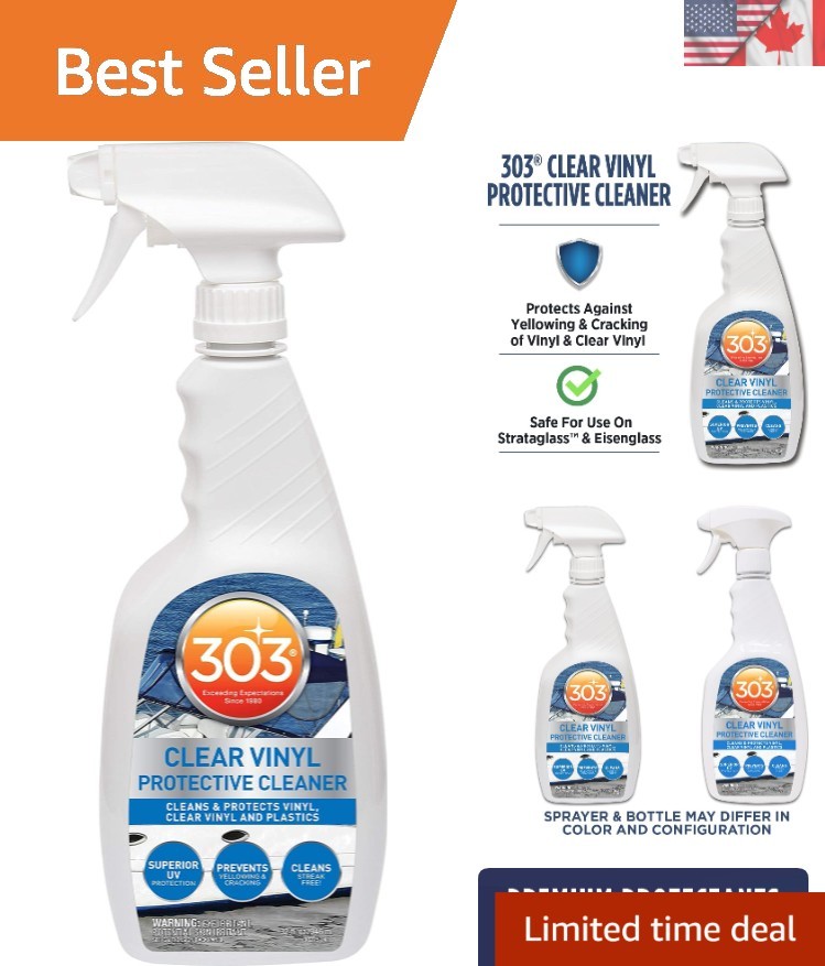 Protective Marine Spray – 32oz Vinyl Cleaner that Prevents Yellowing & Cracking