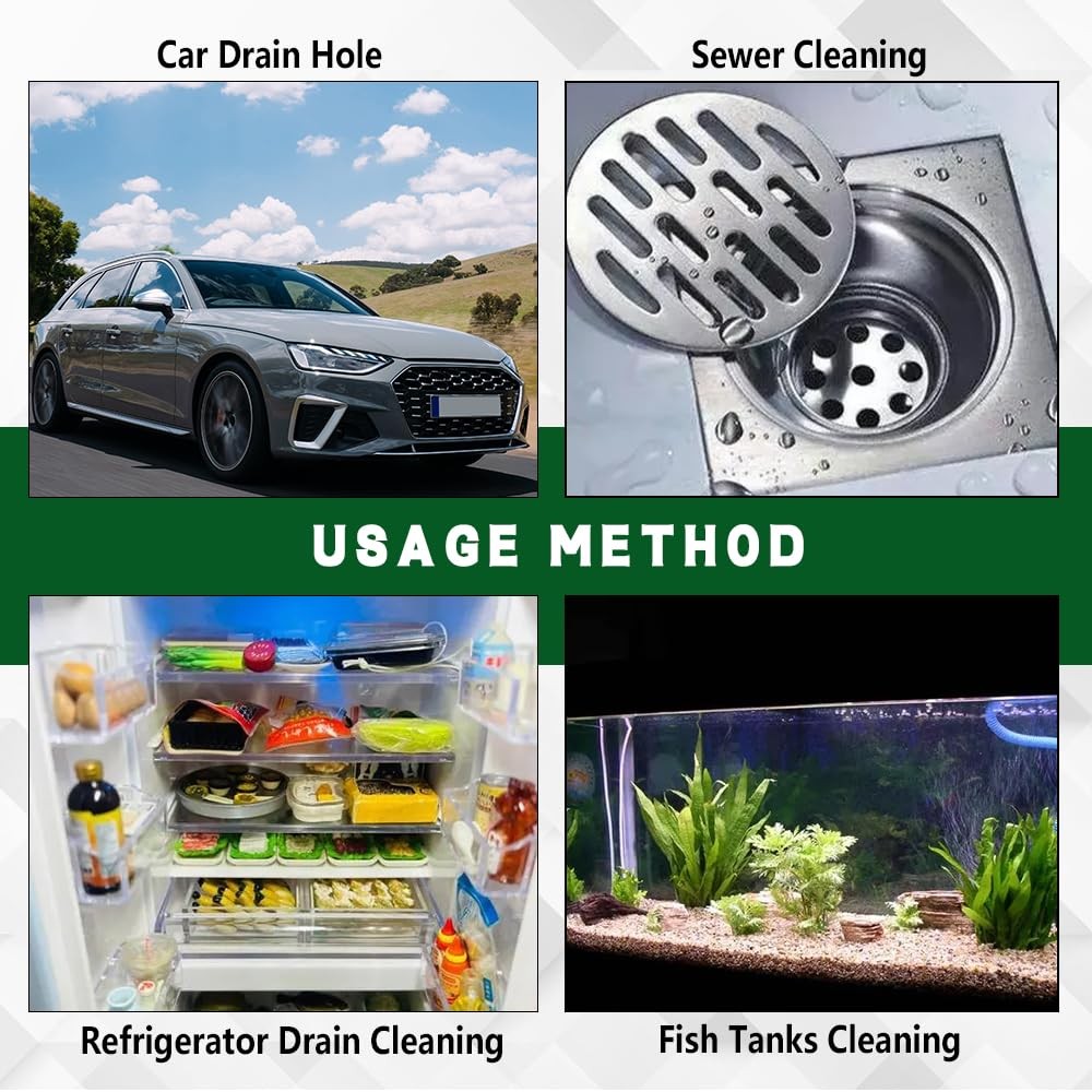 Auto Sunroof Drain Cleaning Tool Flexible Tube Cleaning Brush for Car Sunroof