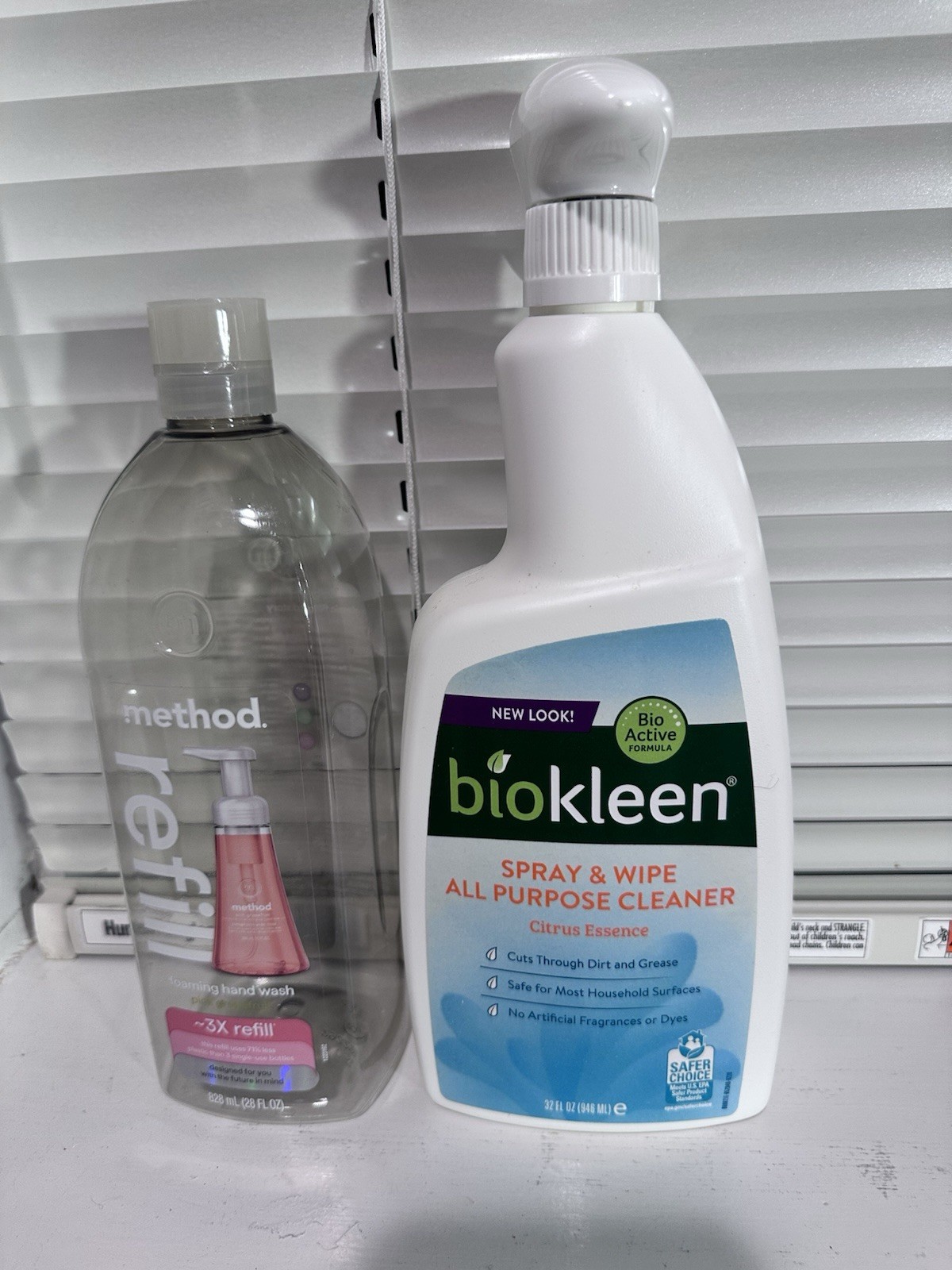 9 Empty 32 Oz And 24oz Plastic Bottles With Spray Nozzles ~ Recycled Bottles