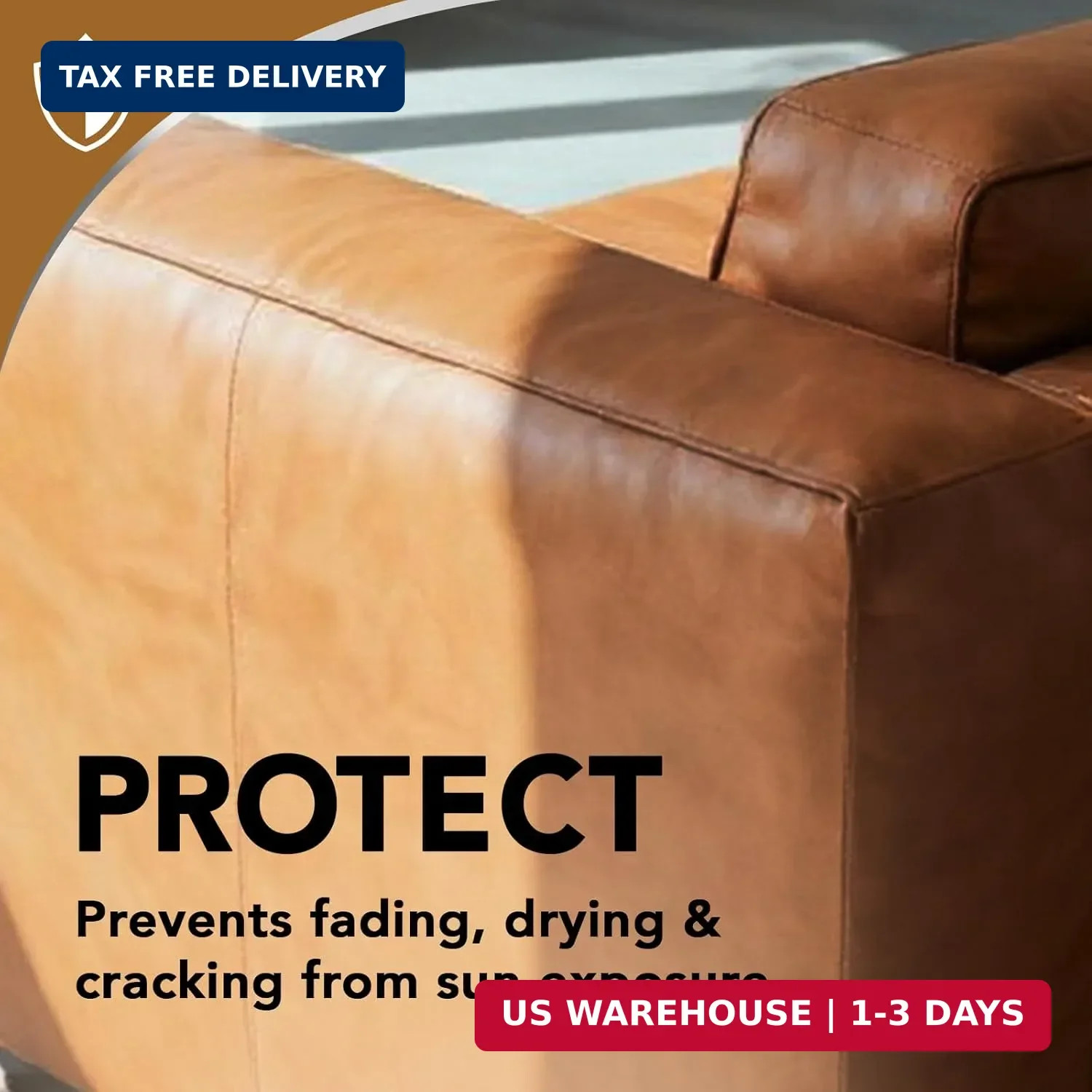 Weiman Leather Cleaner & Conditioner – Cleans, Restores & Protects Leather, UV P