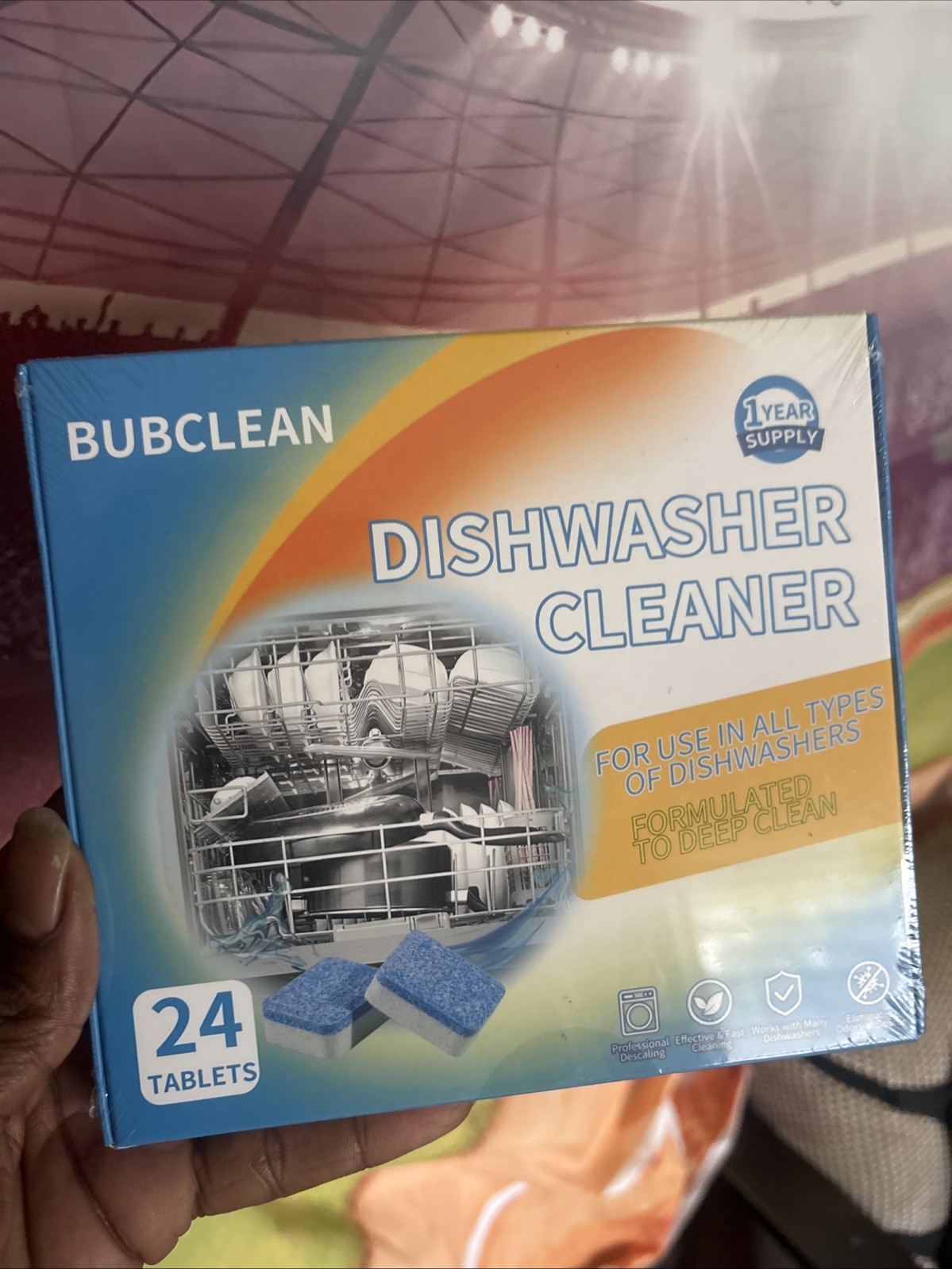 Bubclean Dishwasher Cleaner 24 Pack, Formulated To Deep Clean,