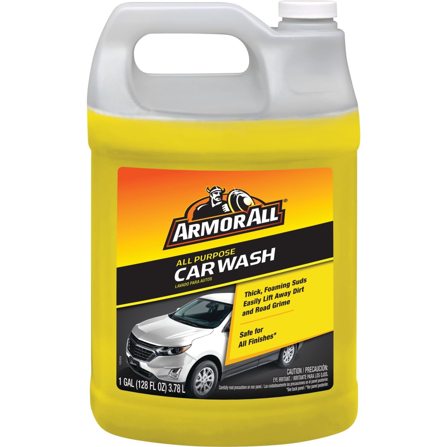 Car Wash Soap Liquid Cleaner for Cars 1 Gal Bottle Armor All All Purpose