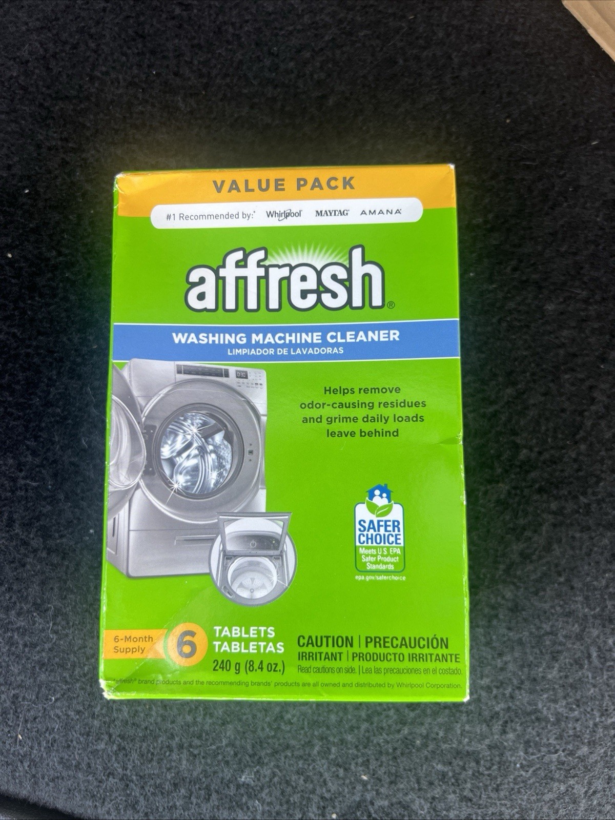 Affresh Washing Machine Cleaner, 12 Month Supply, two 6 tablet boxes