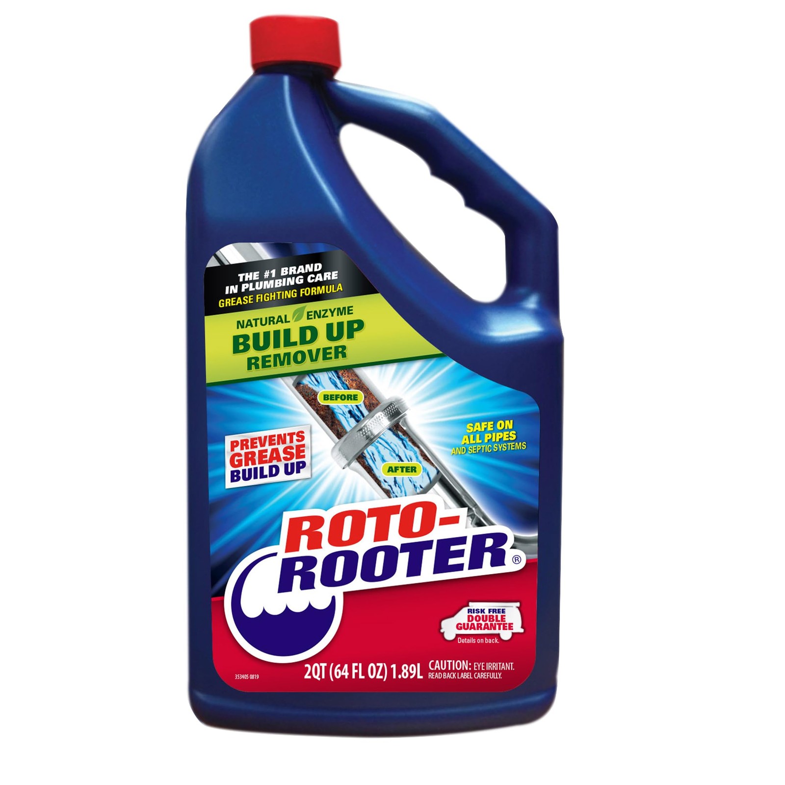 Build-Up Remover Drain Cleaner, Enzyme-Based Formula Helps Prevent Clogs and …