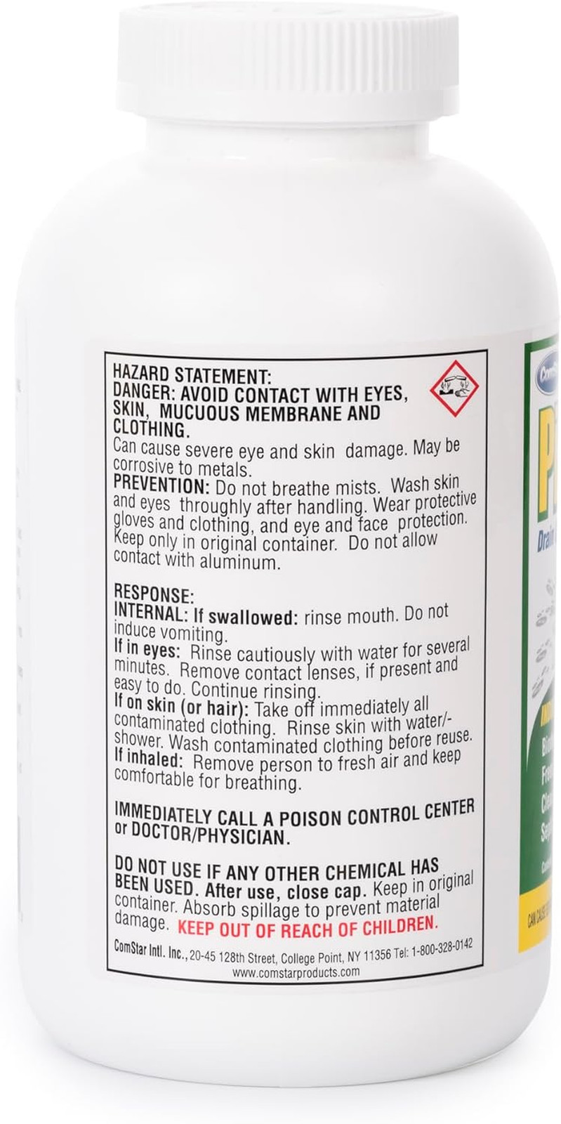 Piranha – Crystal Flakes, 2 Pounds Non-Acid Drain Cleaner That Dissolves Grease,