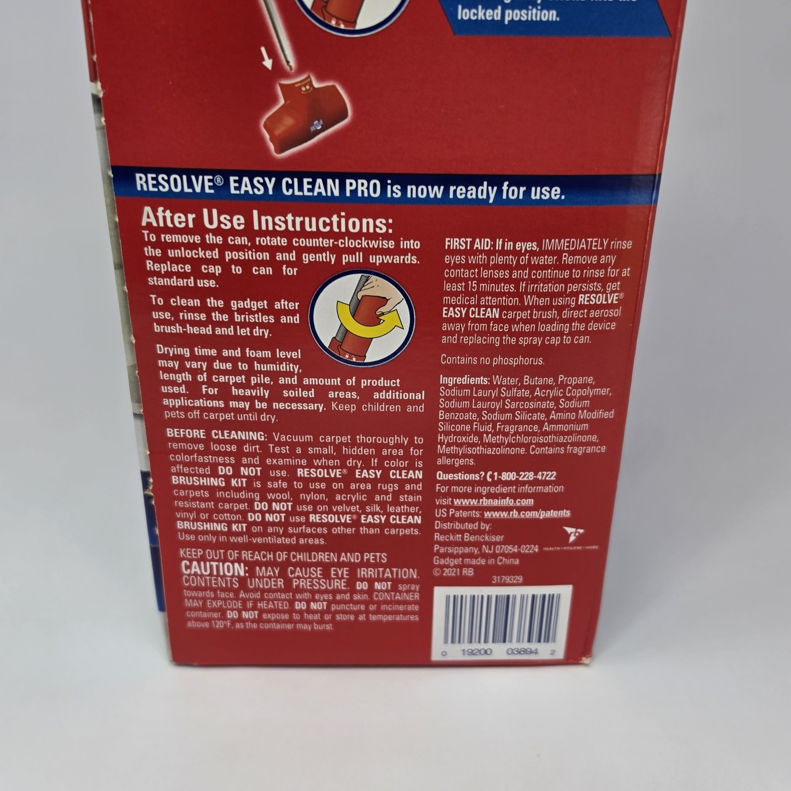 NEW Resolve Easy Clean Pet Expert Brushing Kit Heavy Traffic Carpet Cleaning