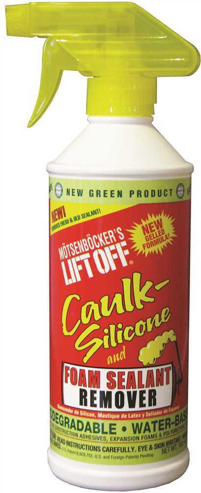 MLOTRXO Spray Foam and Caulk Remover, Liquid, Mild, Clear, 16 oz, Bottle