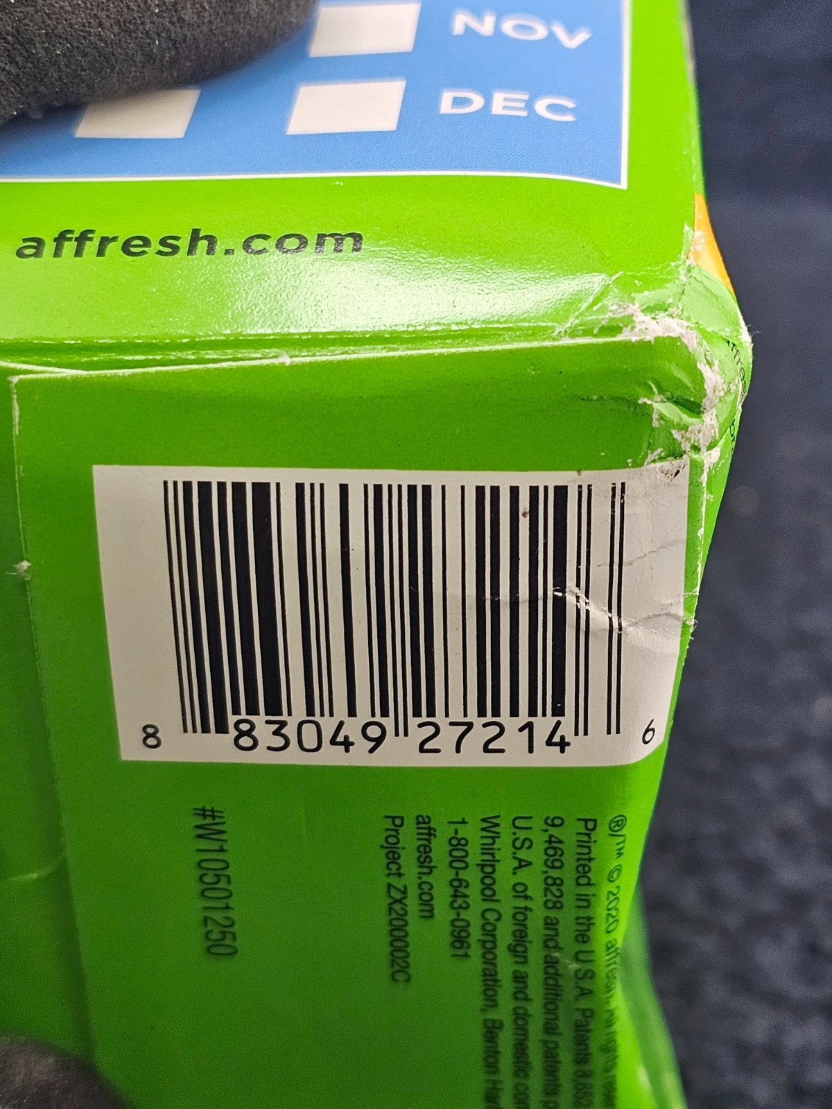 Affresh W10501250 Washing Machine Cleaner Cleans Front Load and Top Load Washers