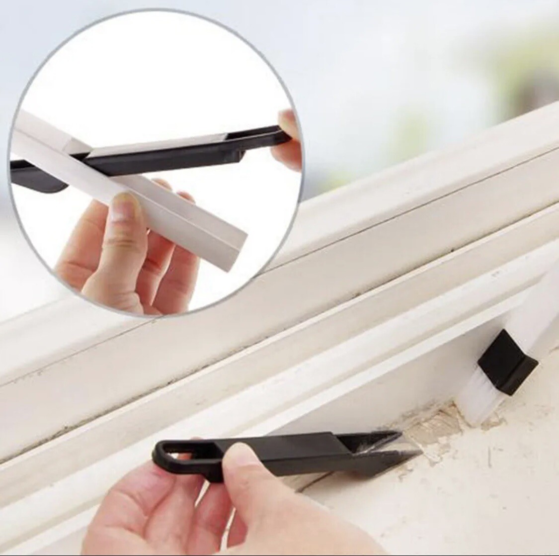 Lot of 5 Door Window Track Kitchen Hand-held Gap Cleaning Tools