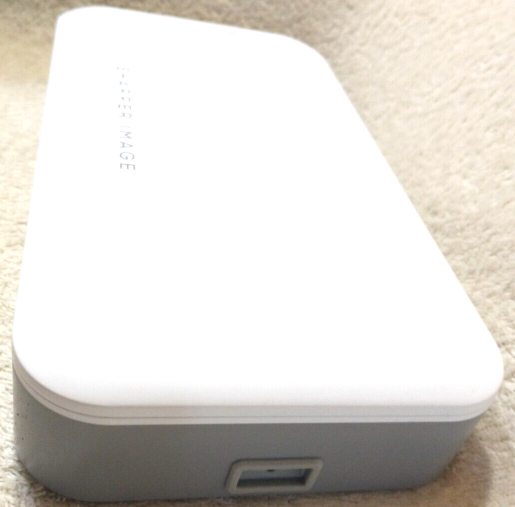 Sharper Image UV-Zone Phone Sanitizer Disinfect Grannycore A55