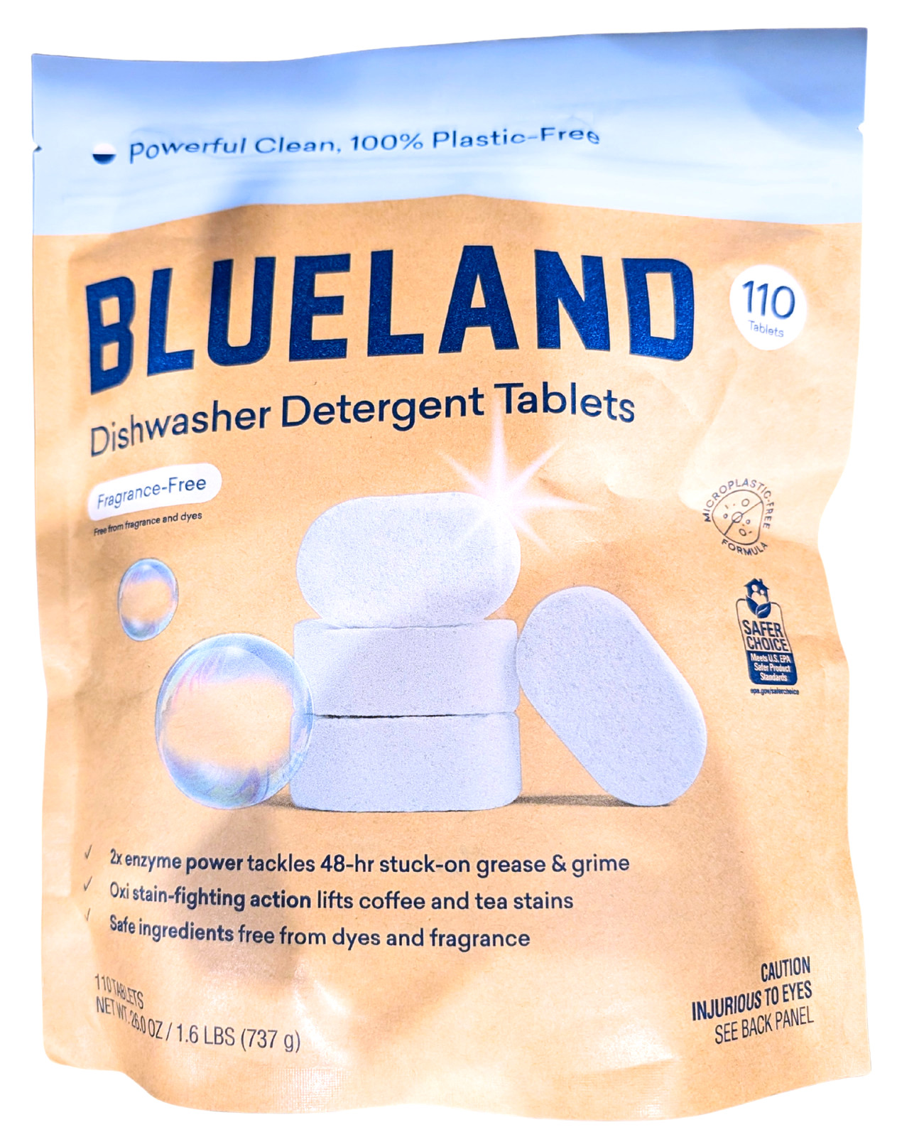 Blueland Dishwasher Detergent Tablets 110 Count