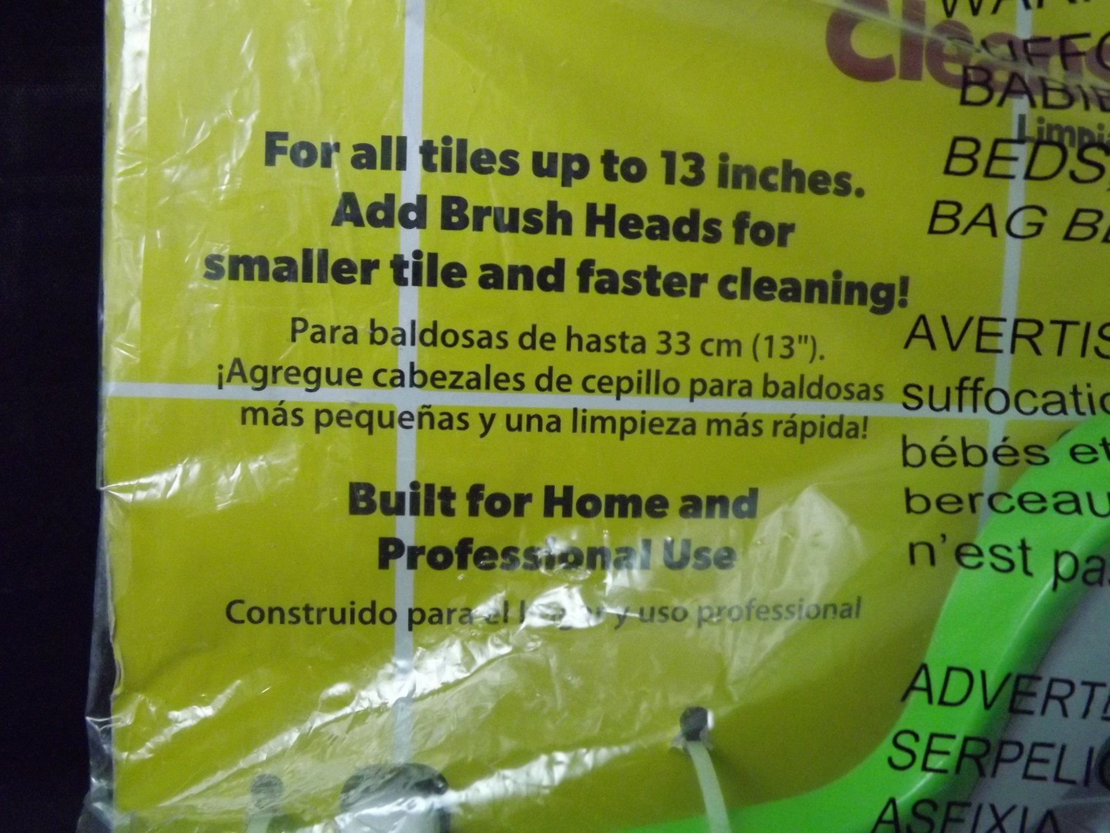 NEW Grout Gator Cleaning Brush Tub Tile Mildew PROFESSIONAL PLUS Extra Head