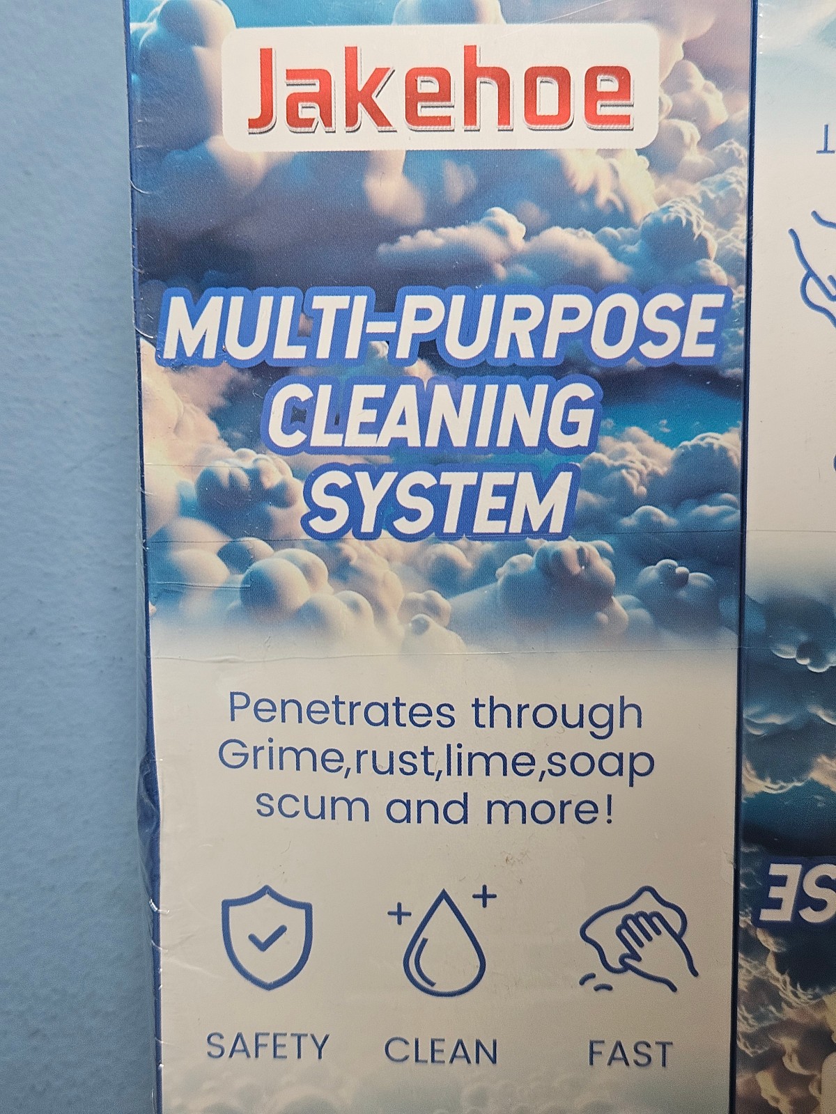 2Pk Jakehoe Multi-Purpose Cleaning System – New & Sealed Exp 2/28