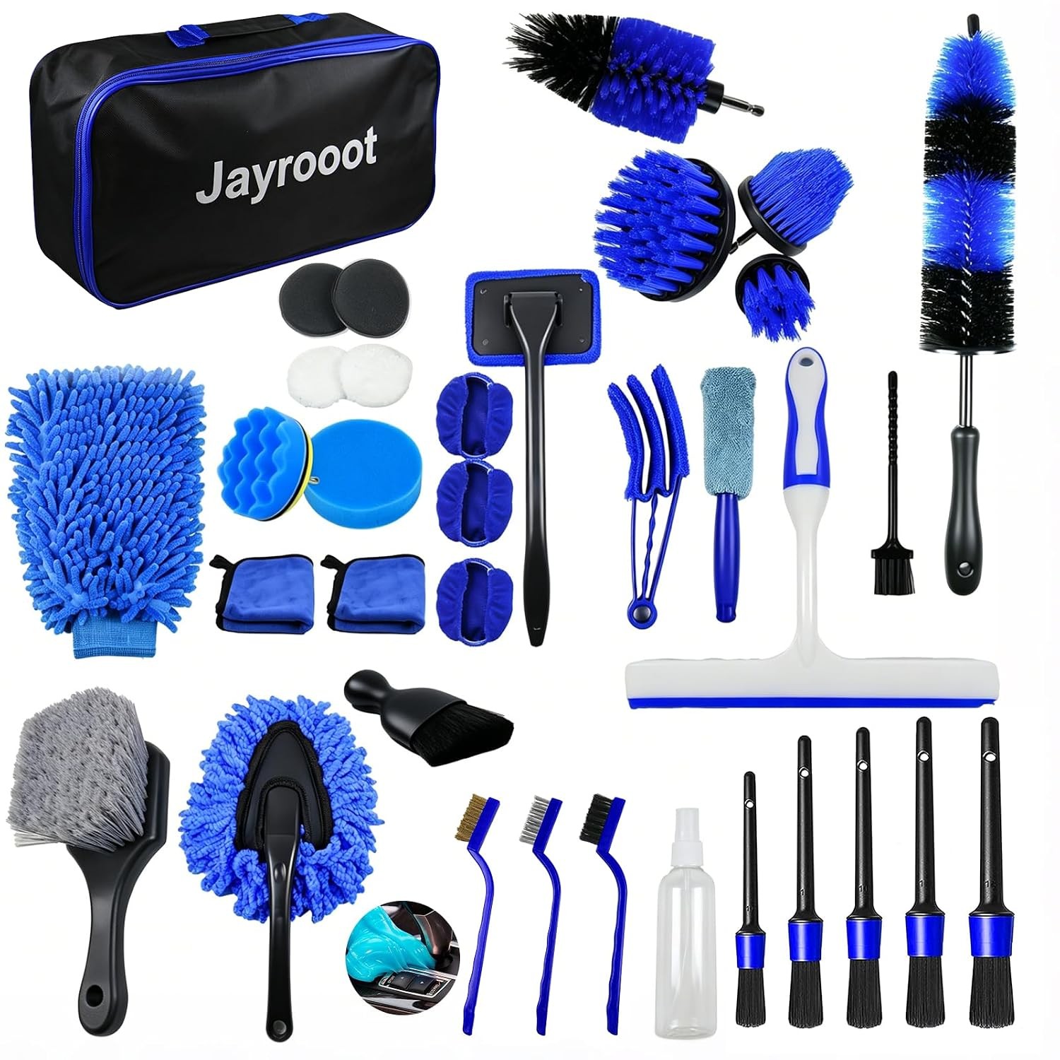 Car Detailing Kit Car Wash Cleaning Tools Brushes Supplies Cleaning Kit
