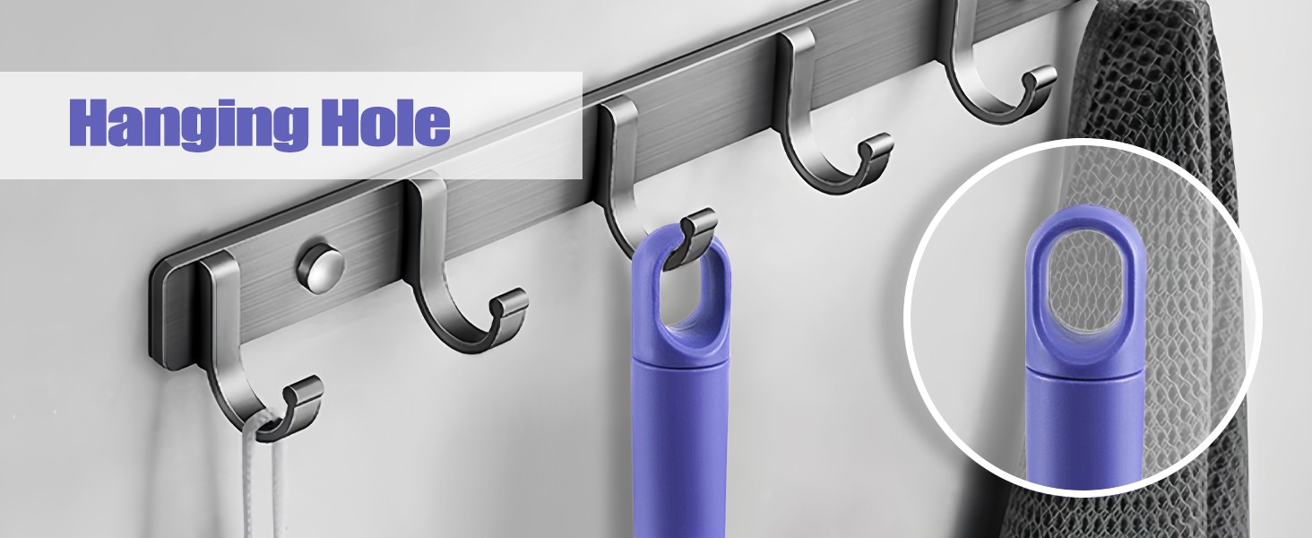 Floor Squeegee with 180° Rotating Head, EVA Foam Blade Squeegee for Floor with