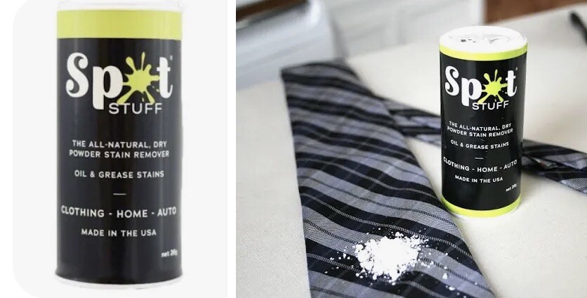 SPOT STUFF Oil & Grease Stain Remover 6 Bottles All Natural Fabric Laundry Auto