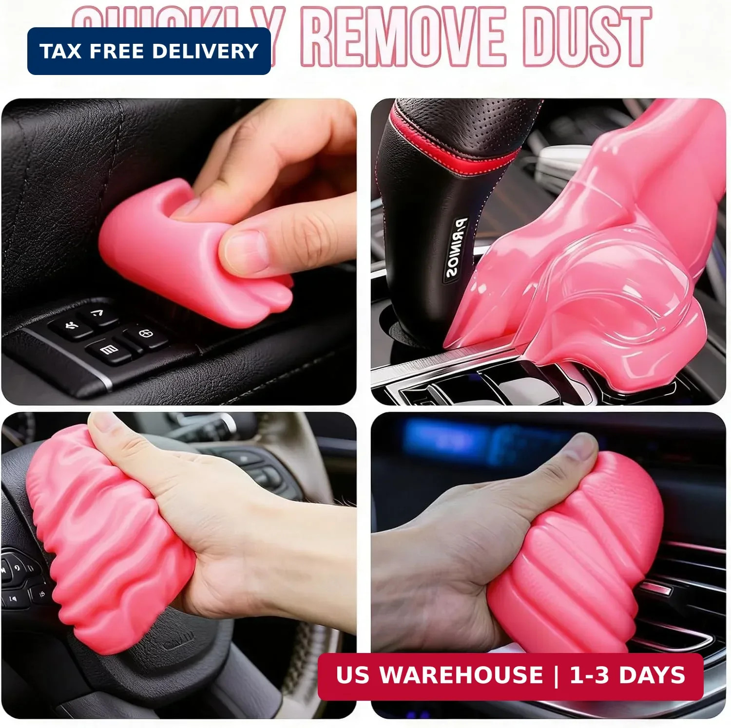 Car Cleaning Gel Putty Interior Dust Remover Auto Detailing Cleaner 5.6oz