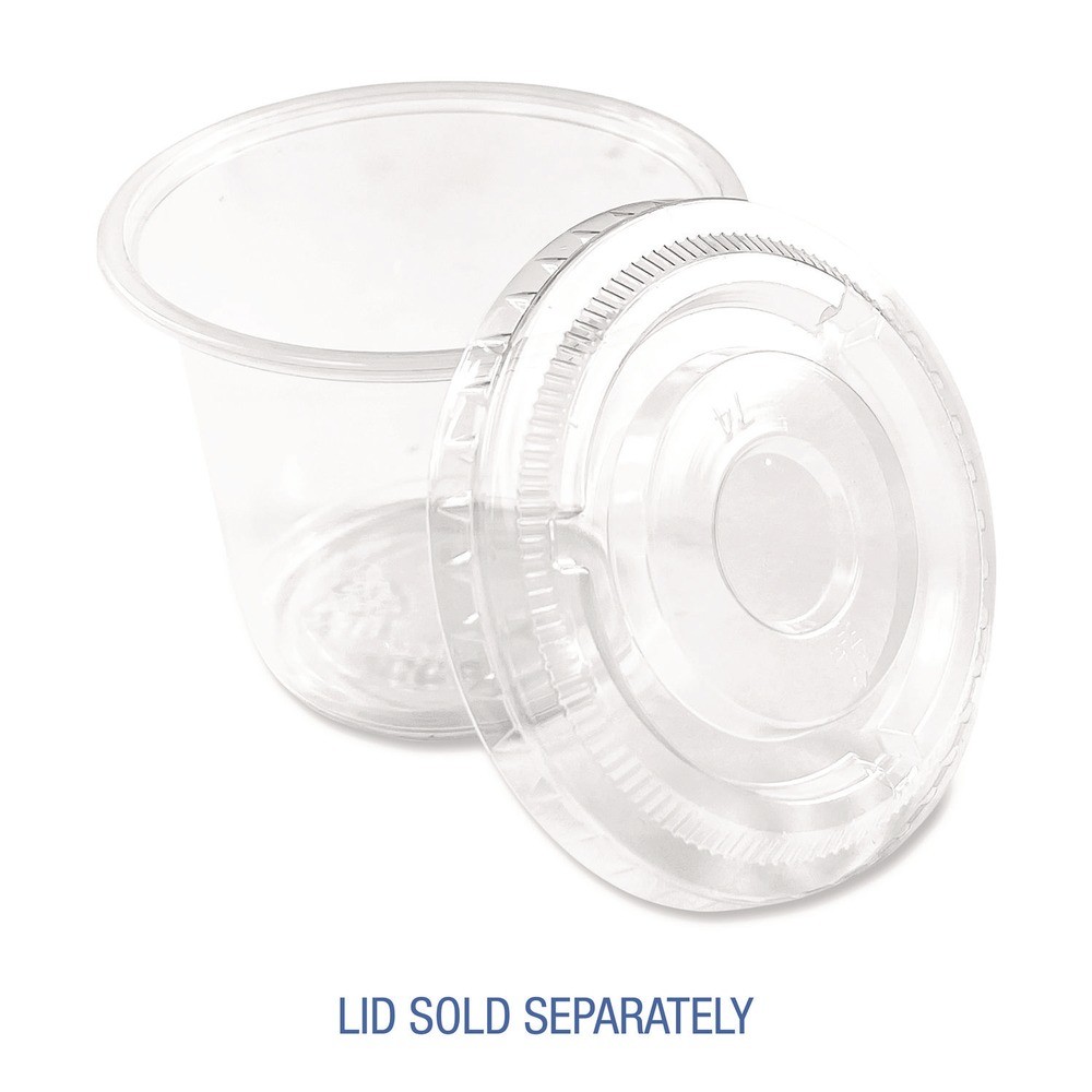 Boardwalk PRTN55TS Plastic Souffle/Portion Cups – Translucent (2500/Carton) New