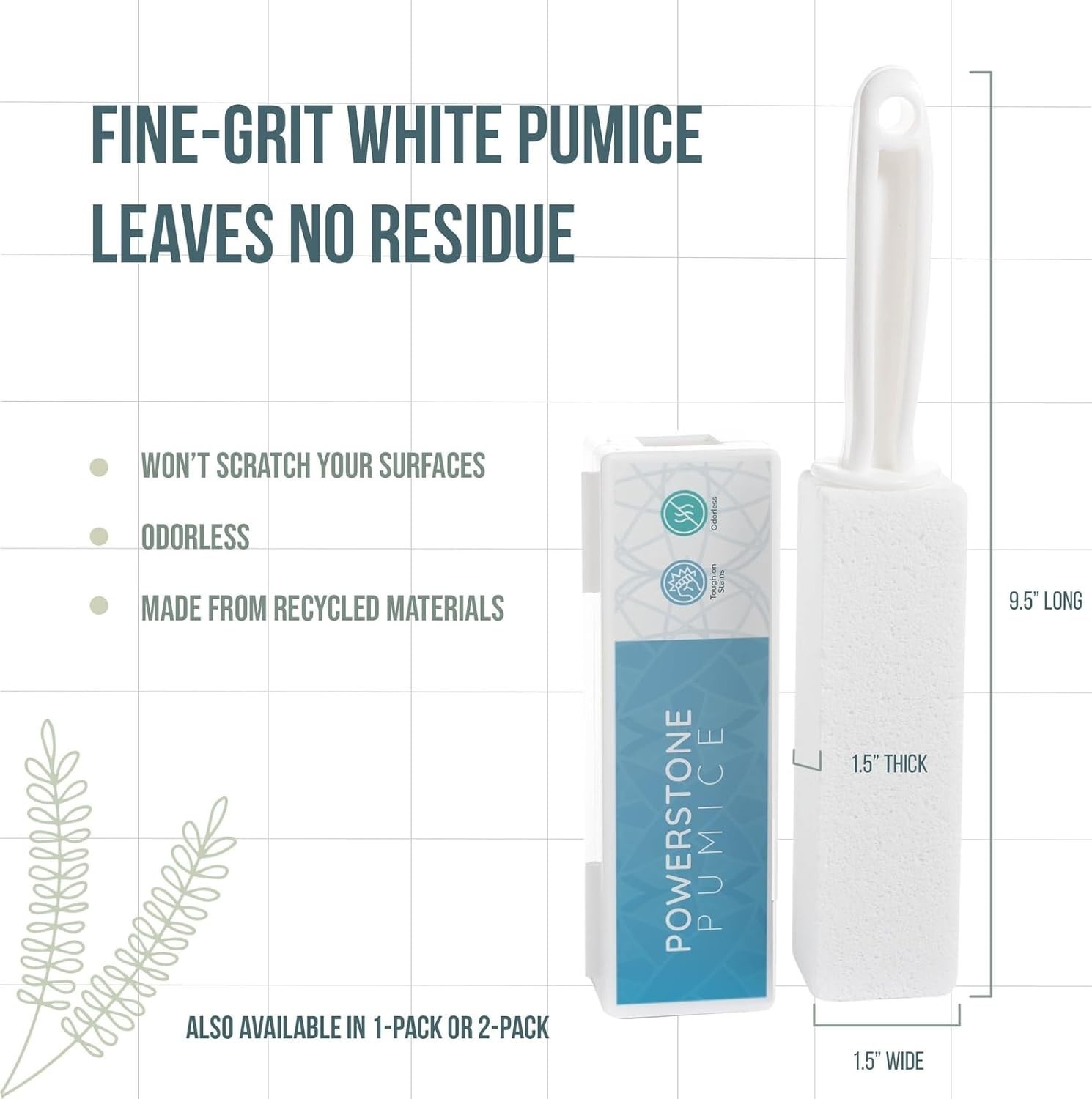 Ultimate 4-Pack Toilet Cleaning Kit: Pumice Stone Solutions for Tough Stains