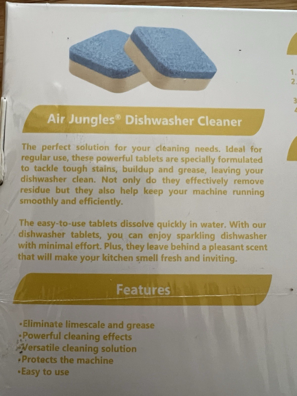 48ct Dishwasher Cleaner Lemon Scented Deep Clean Tablets / New 2 packs of 24ct