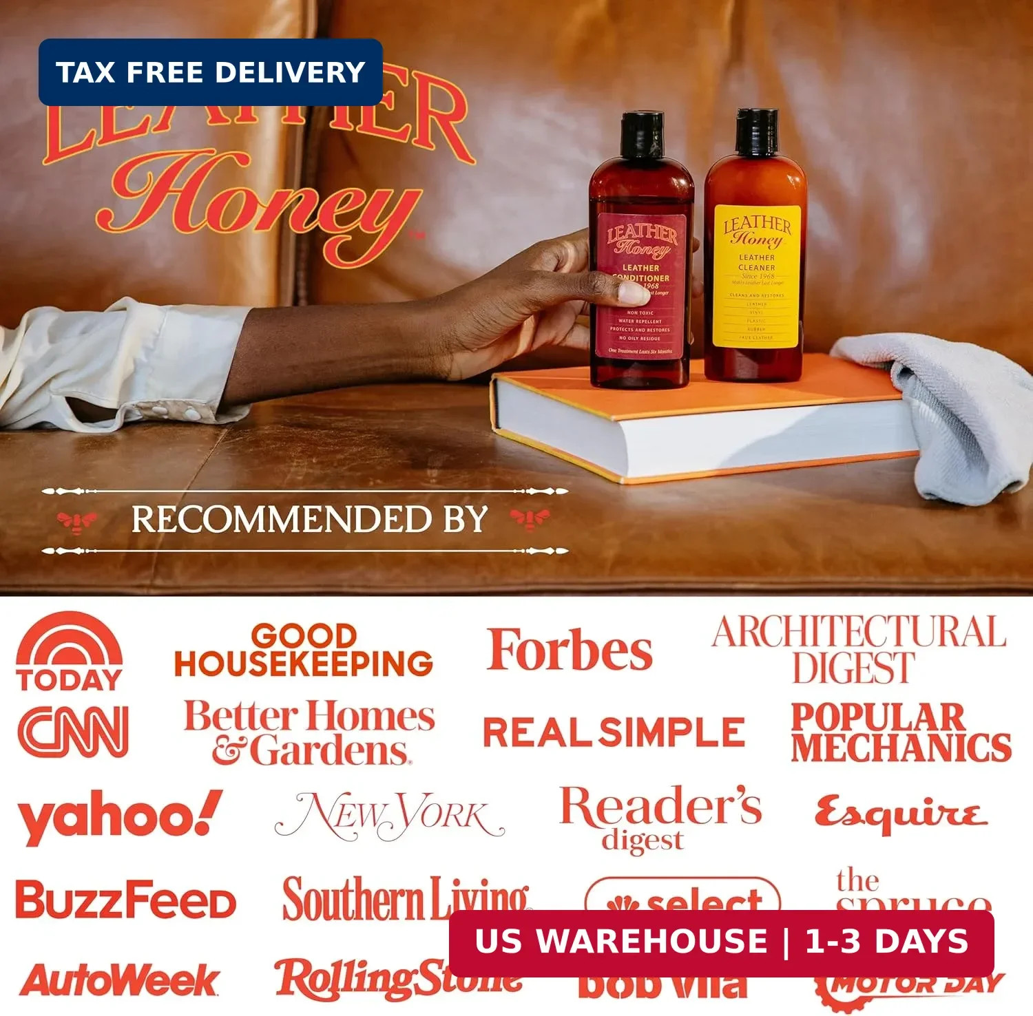 Leather Honey Leather Conditioner, Since 1968. for All Leather Items Including A